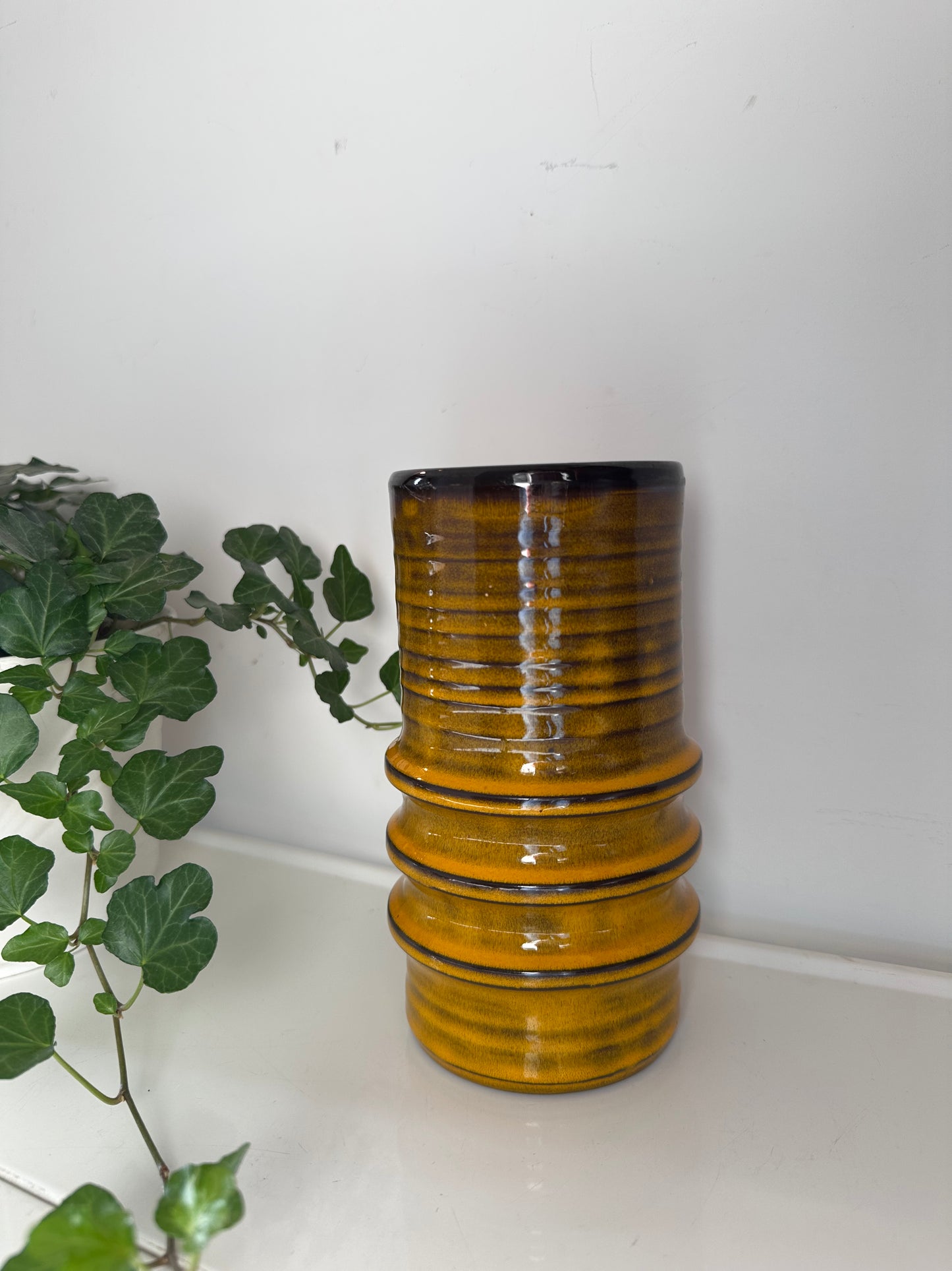 Vintage retro jaren 70 vaas