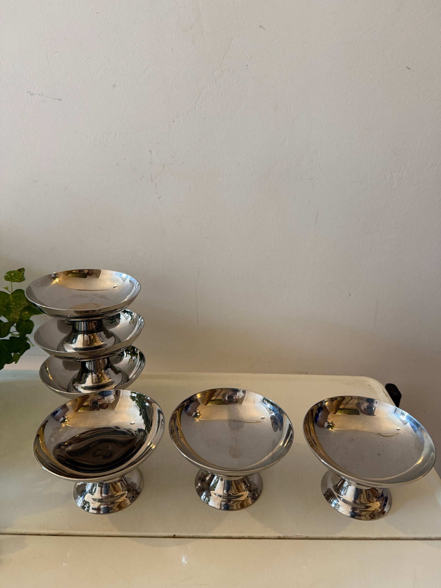 Set van 6 Chrome coupes