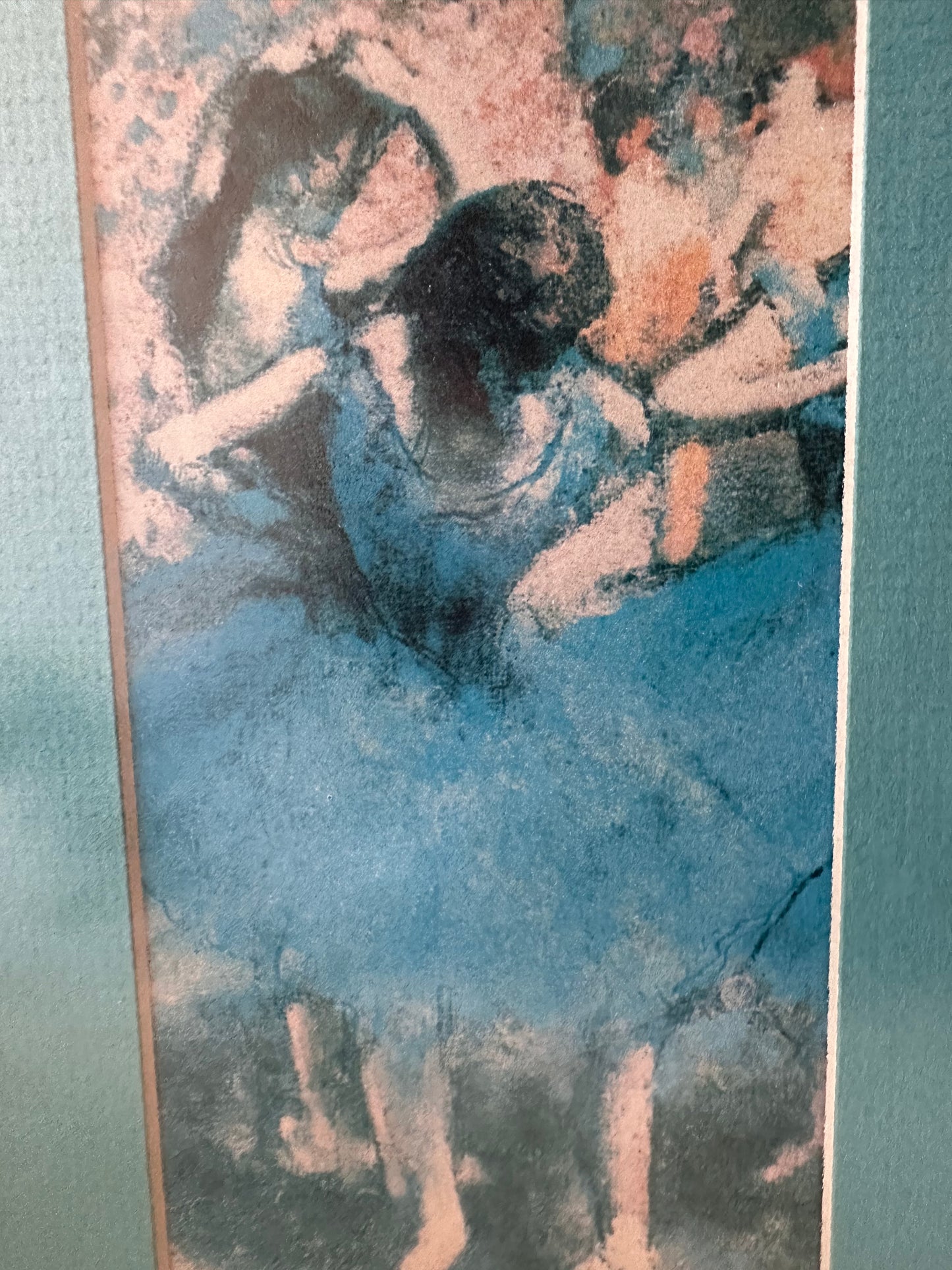 Prent met ballerina’s in lijst