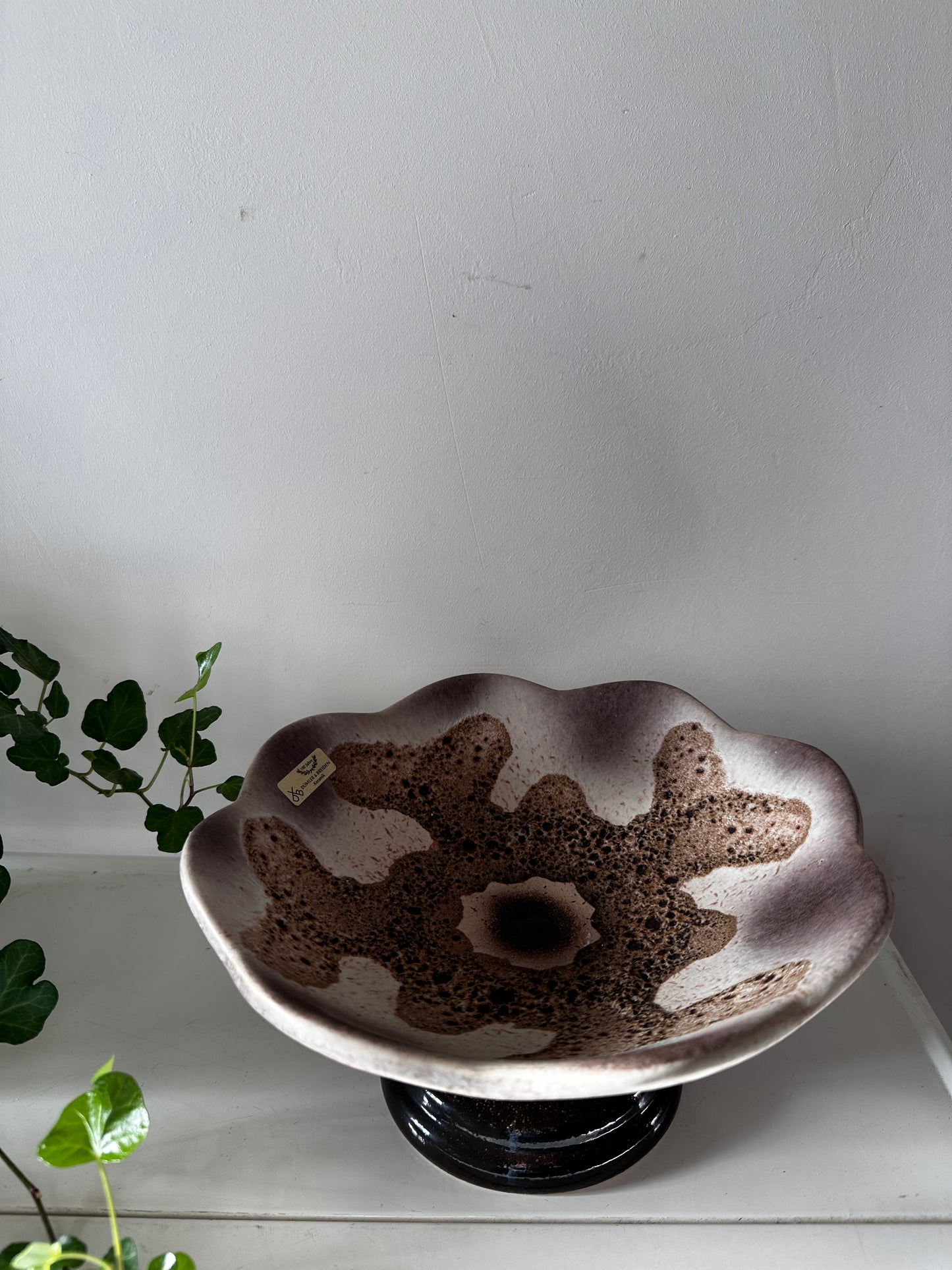 West Germany Dümler & Breiden schaal keramiek jaren 70