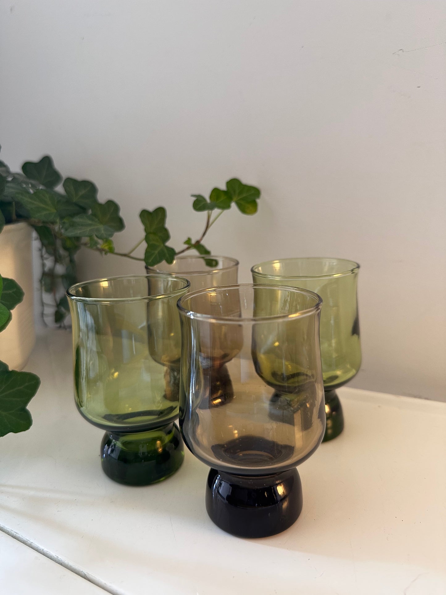 Vintage Jaren 60 waterglazen