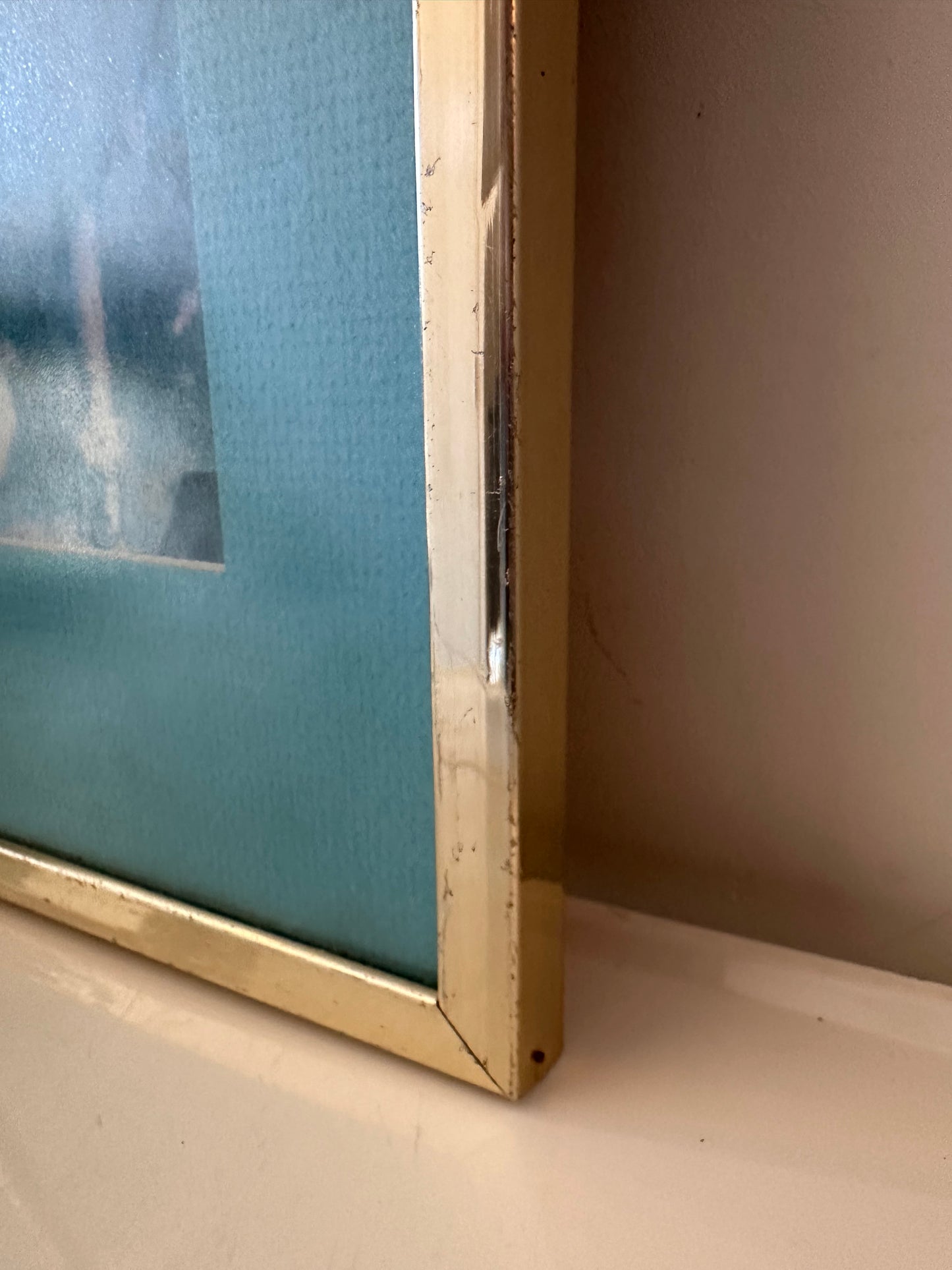 Prent met ballerina’s in lijst