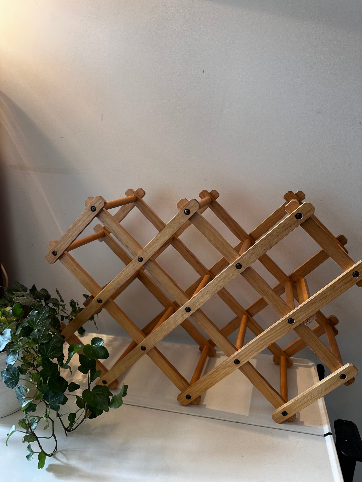 Jaren 70 harmonica wijnrek