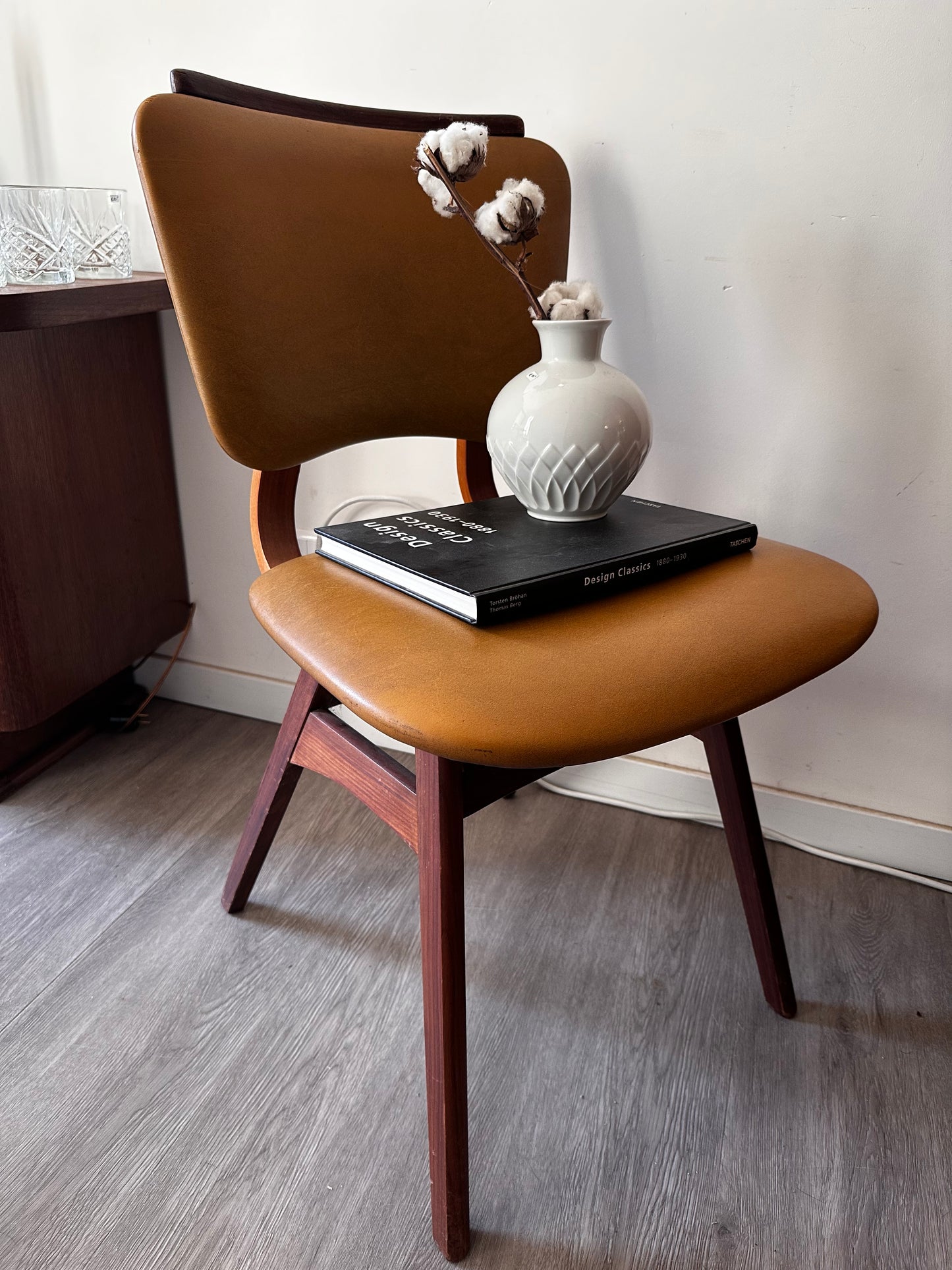 Vintage Jaren 60 stoel Scandinavisch design