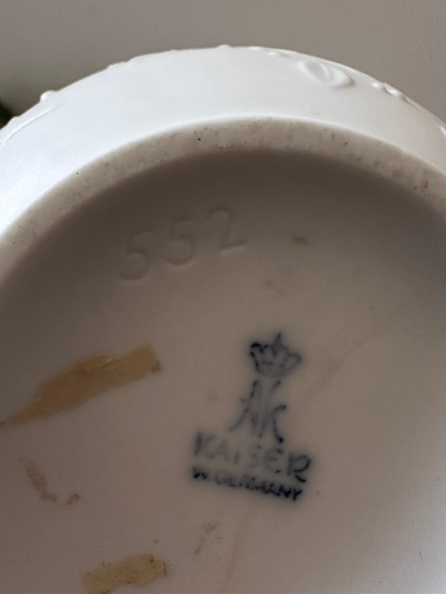 Wit biscuit porseleinen vaas