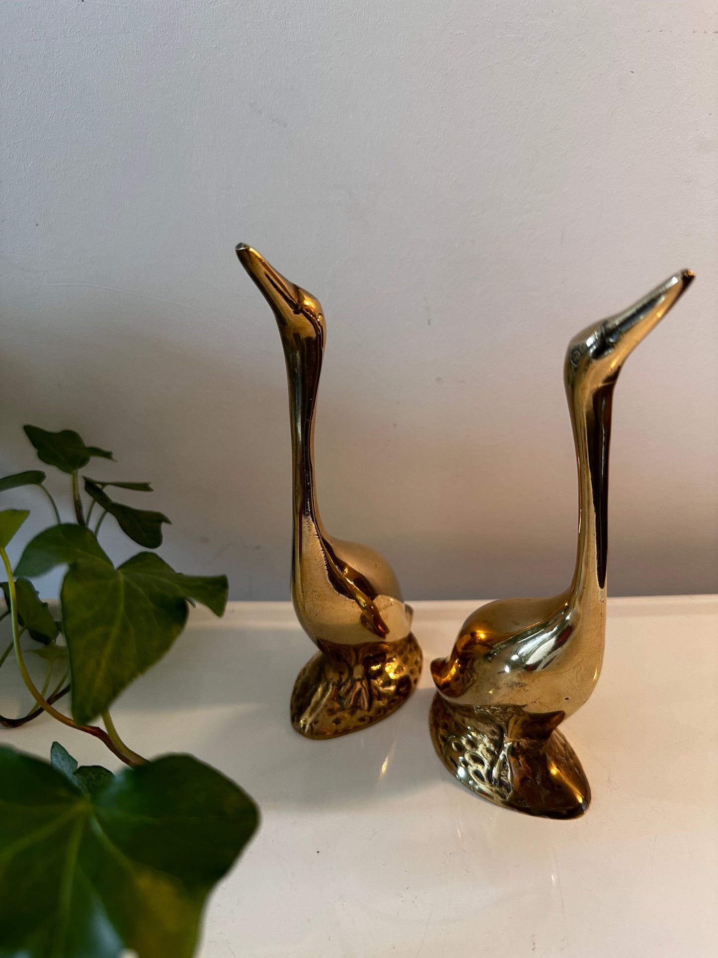 Messing zwaantjes vintage