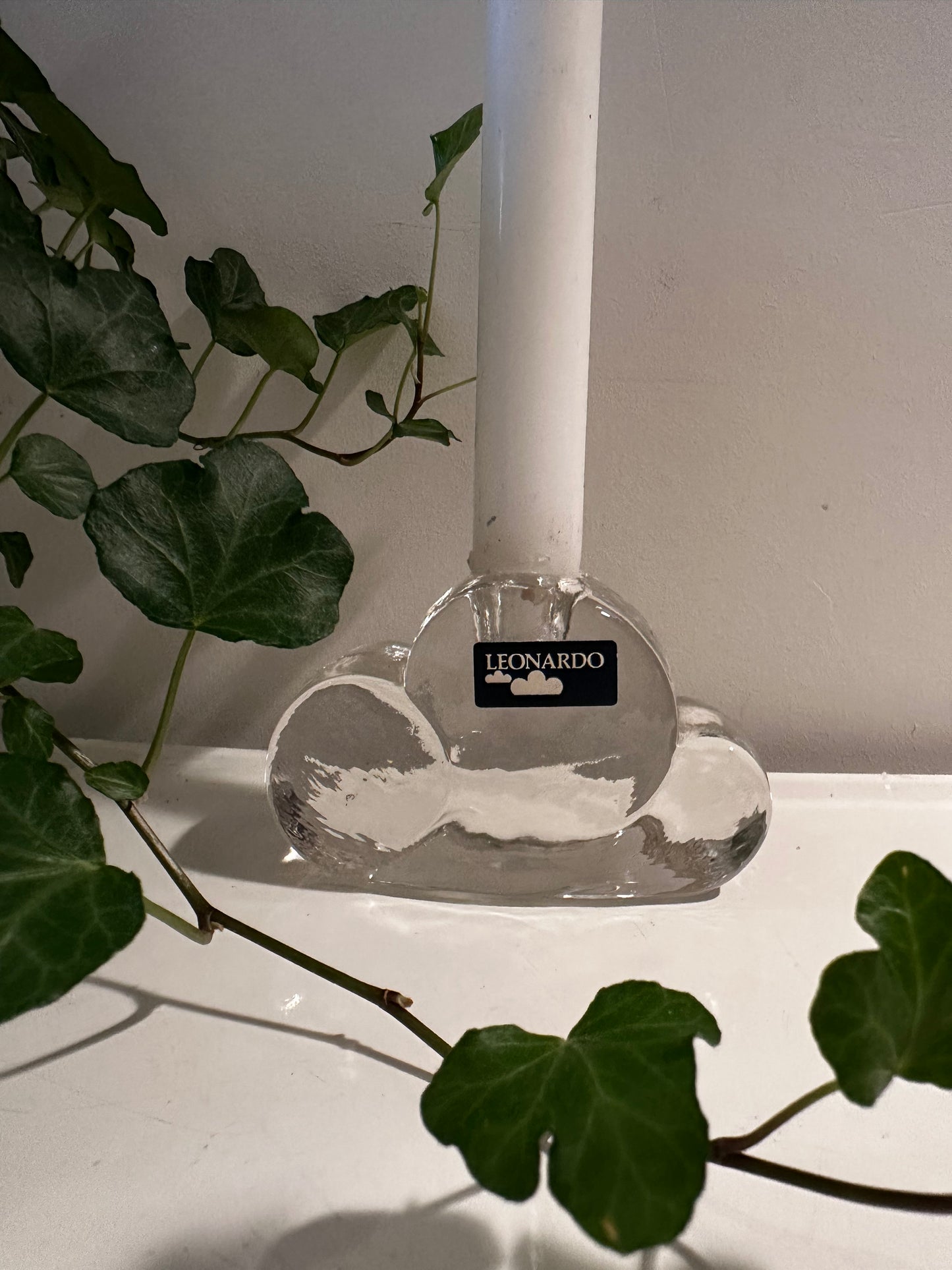 Kristallen Leonardo kandelaar