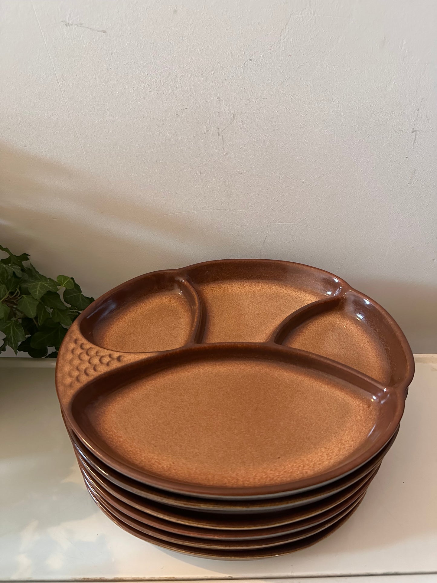 Set van 6 keramieken vak borden