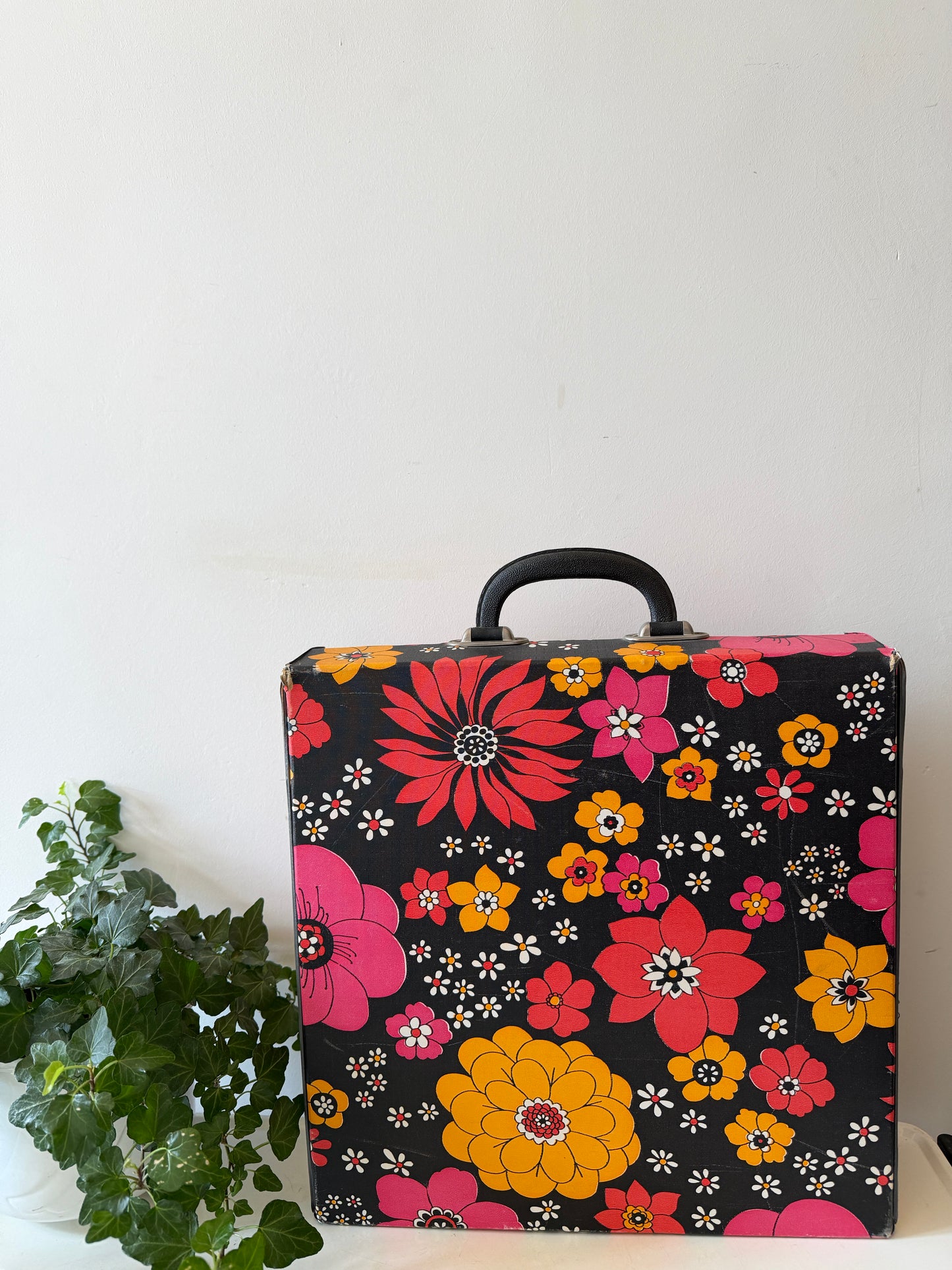 Retro jaren 70 LP koffer