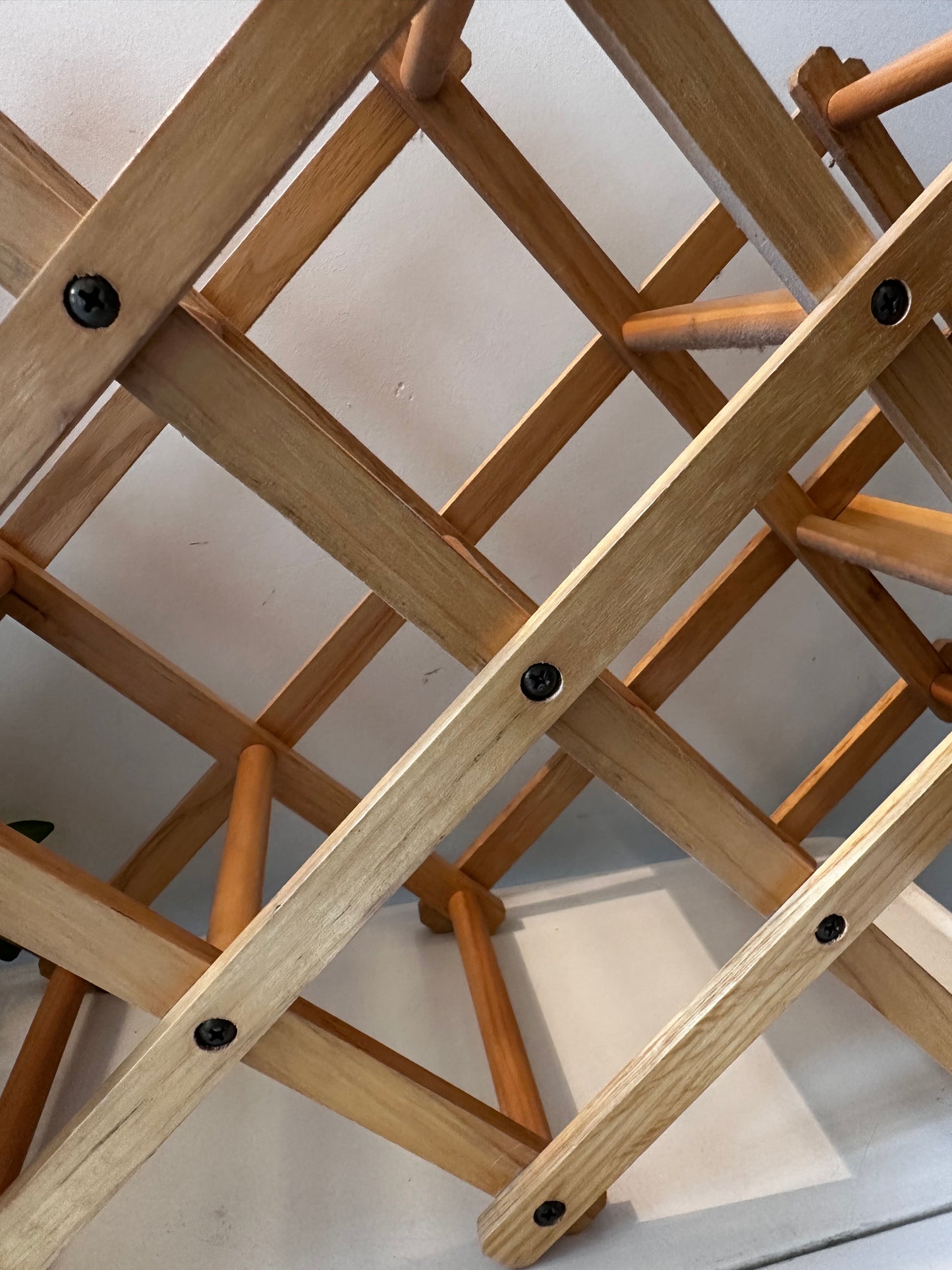 Jaren 70 harmonica wijnrek