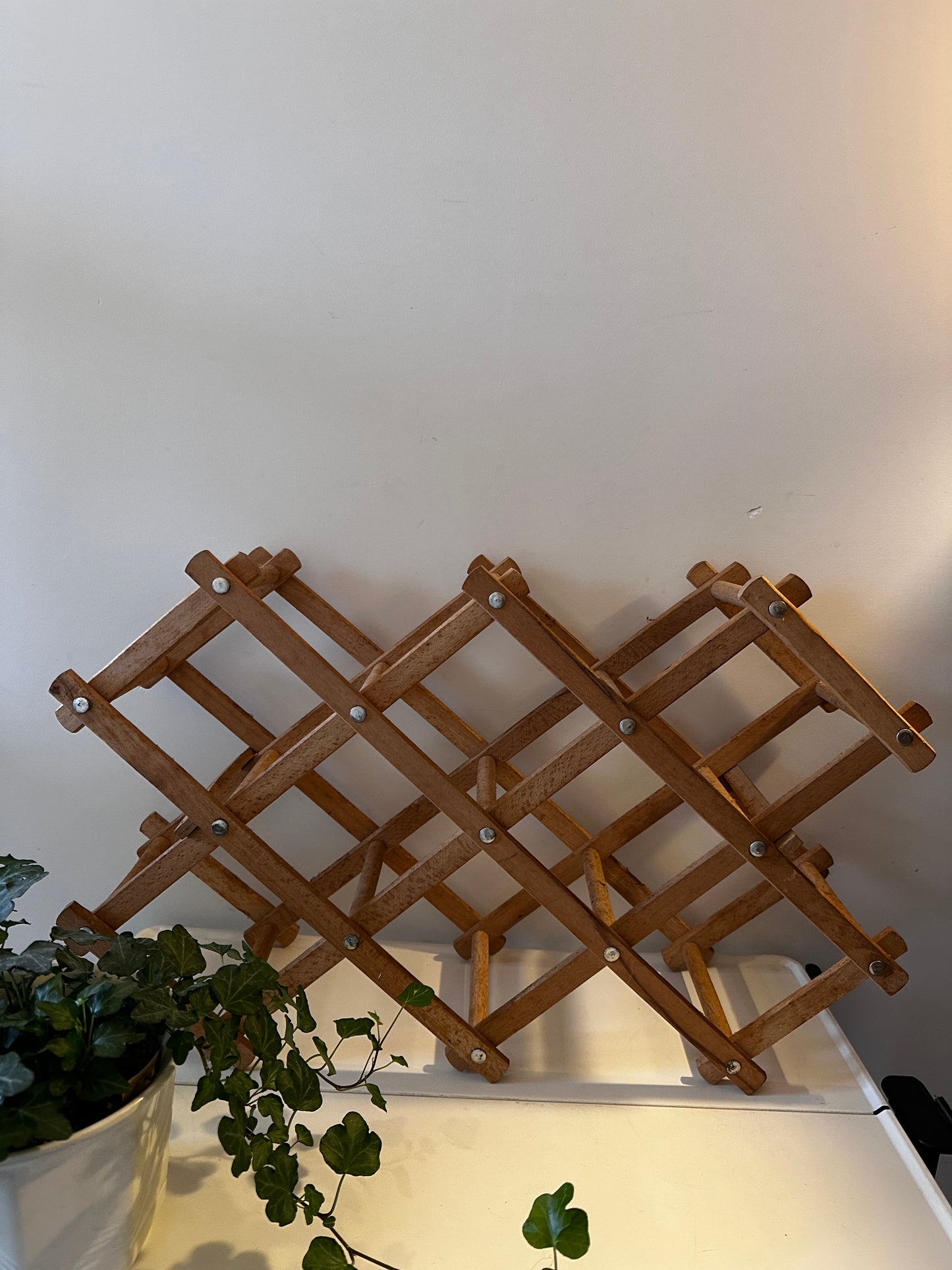 Vintage Jaren 70 flessenrek