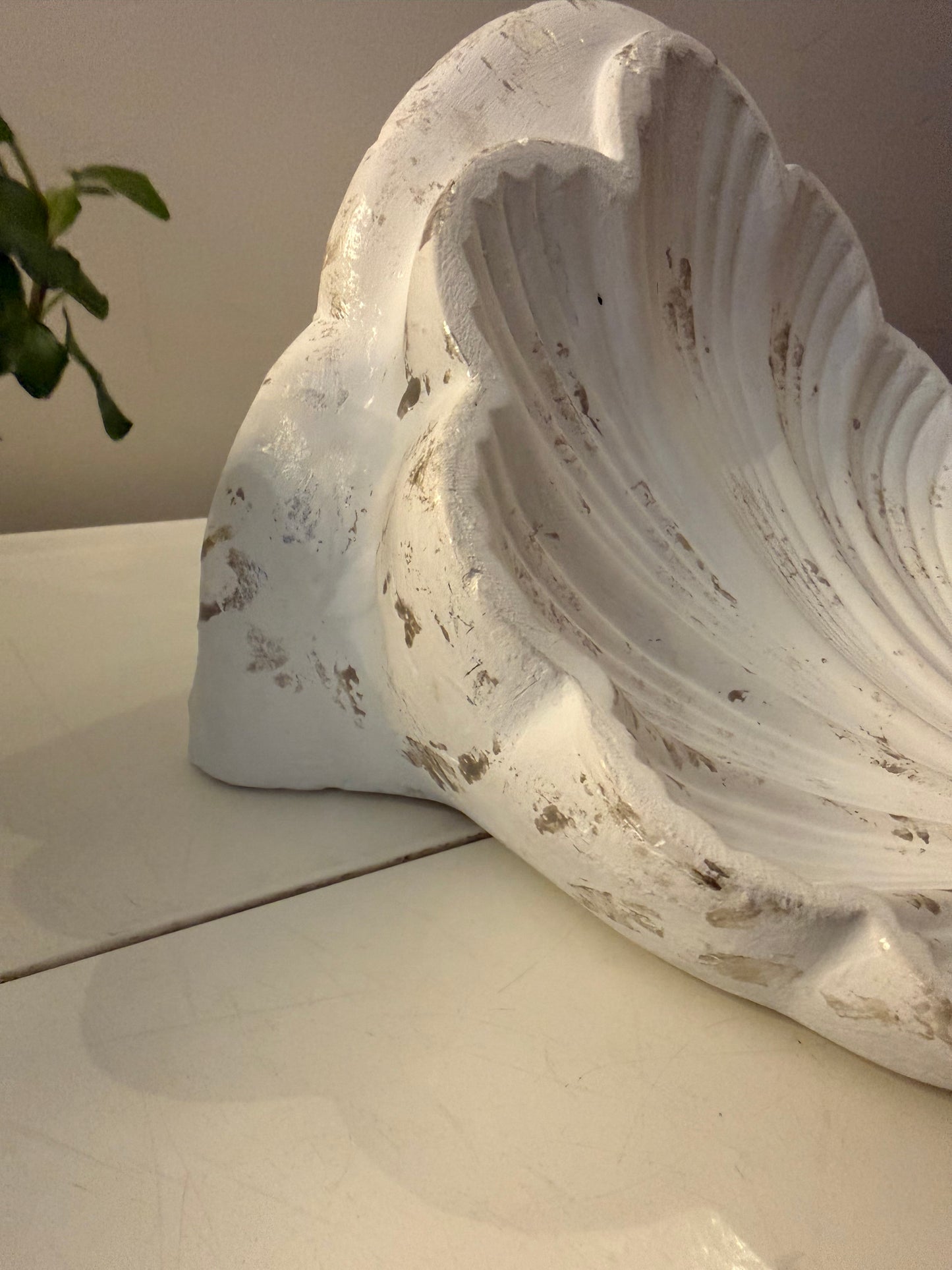 Wandconsole schelp waaier model