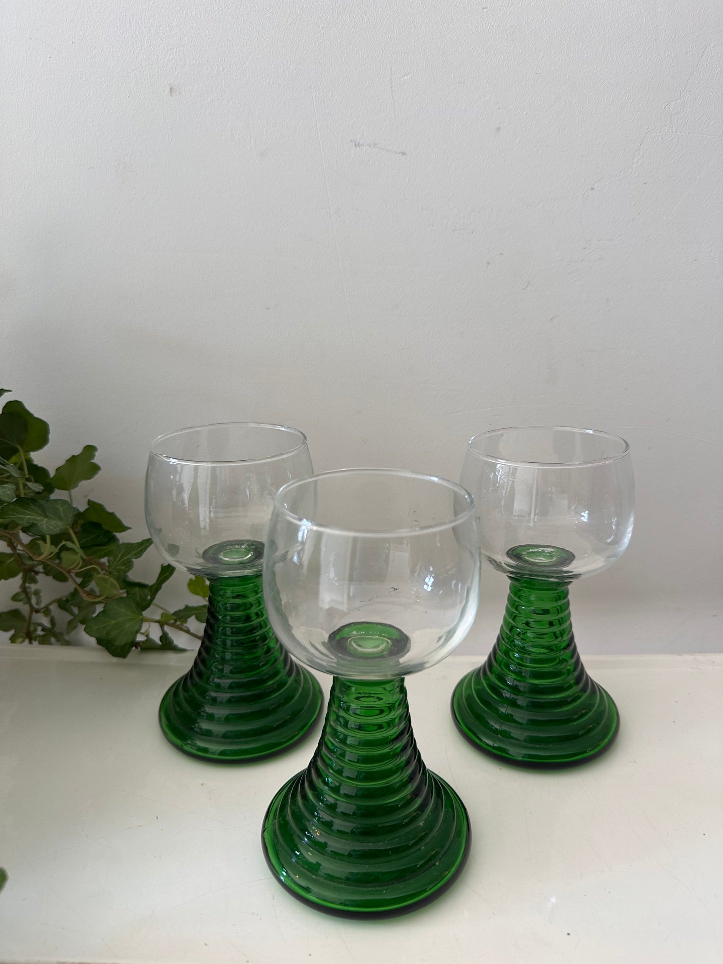 Set van 3 Roemer glazen