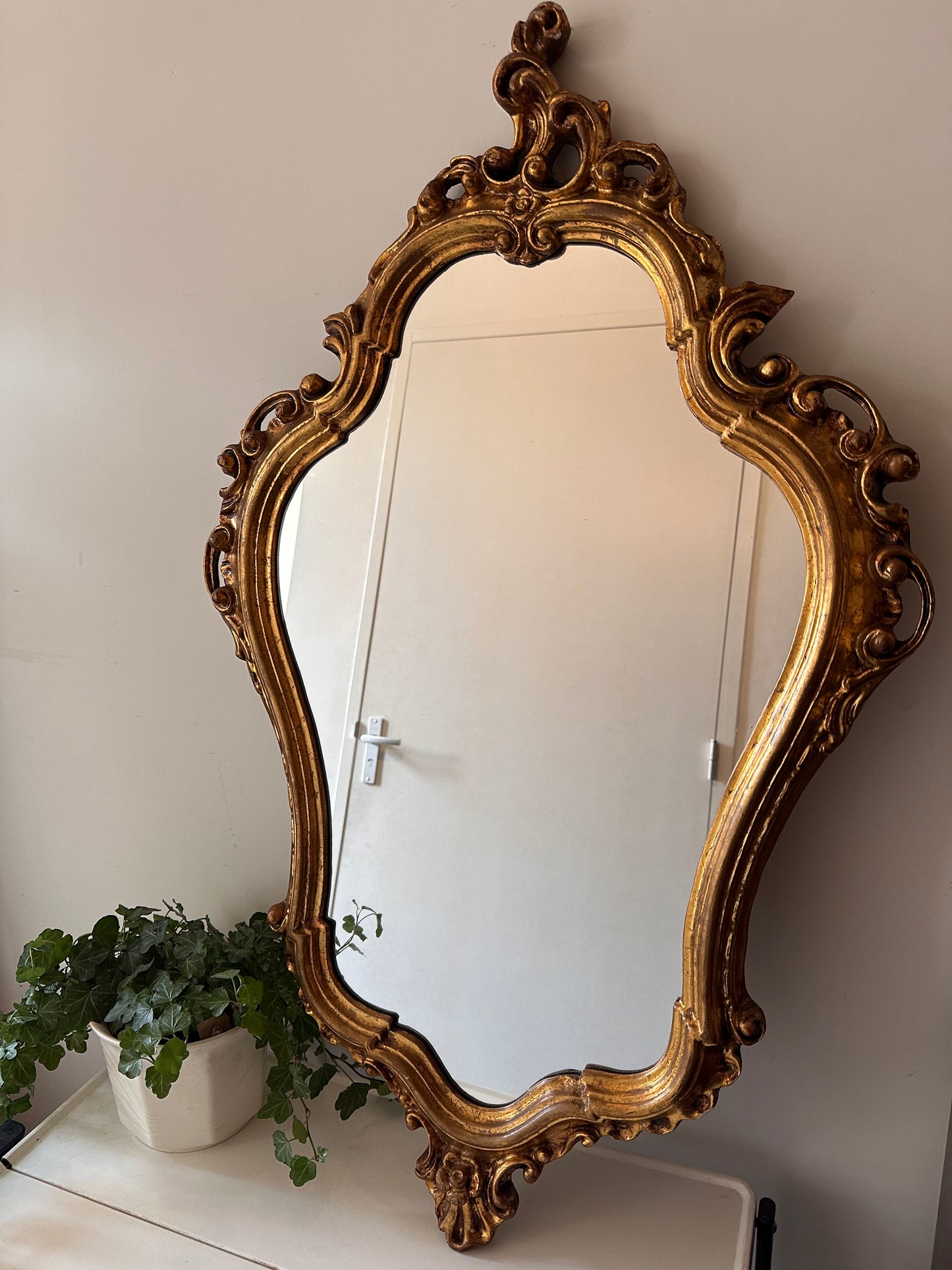 Goudkleurige kuifspiegel