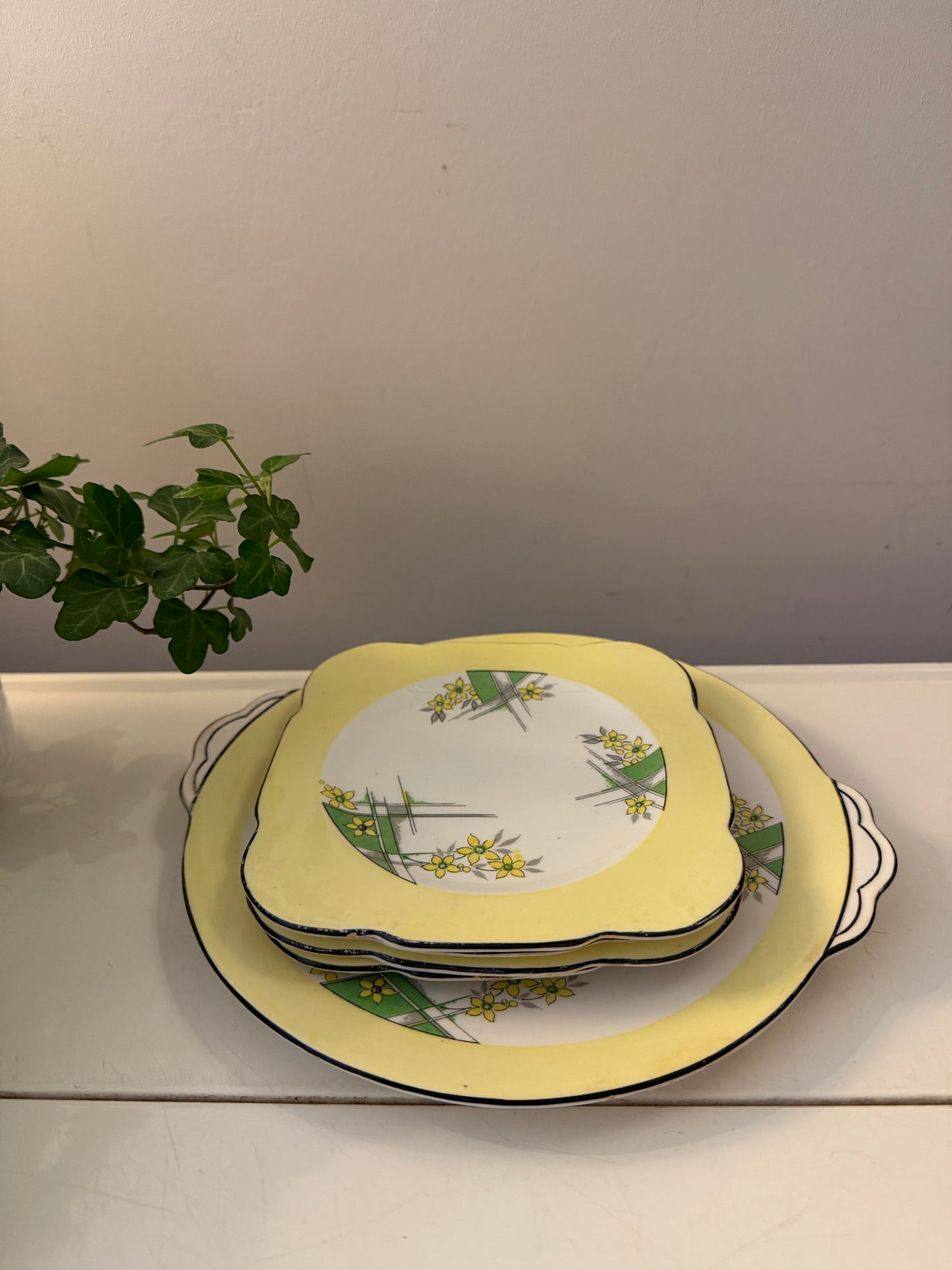 Art Deco gebaksset