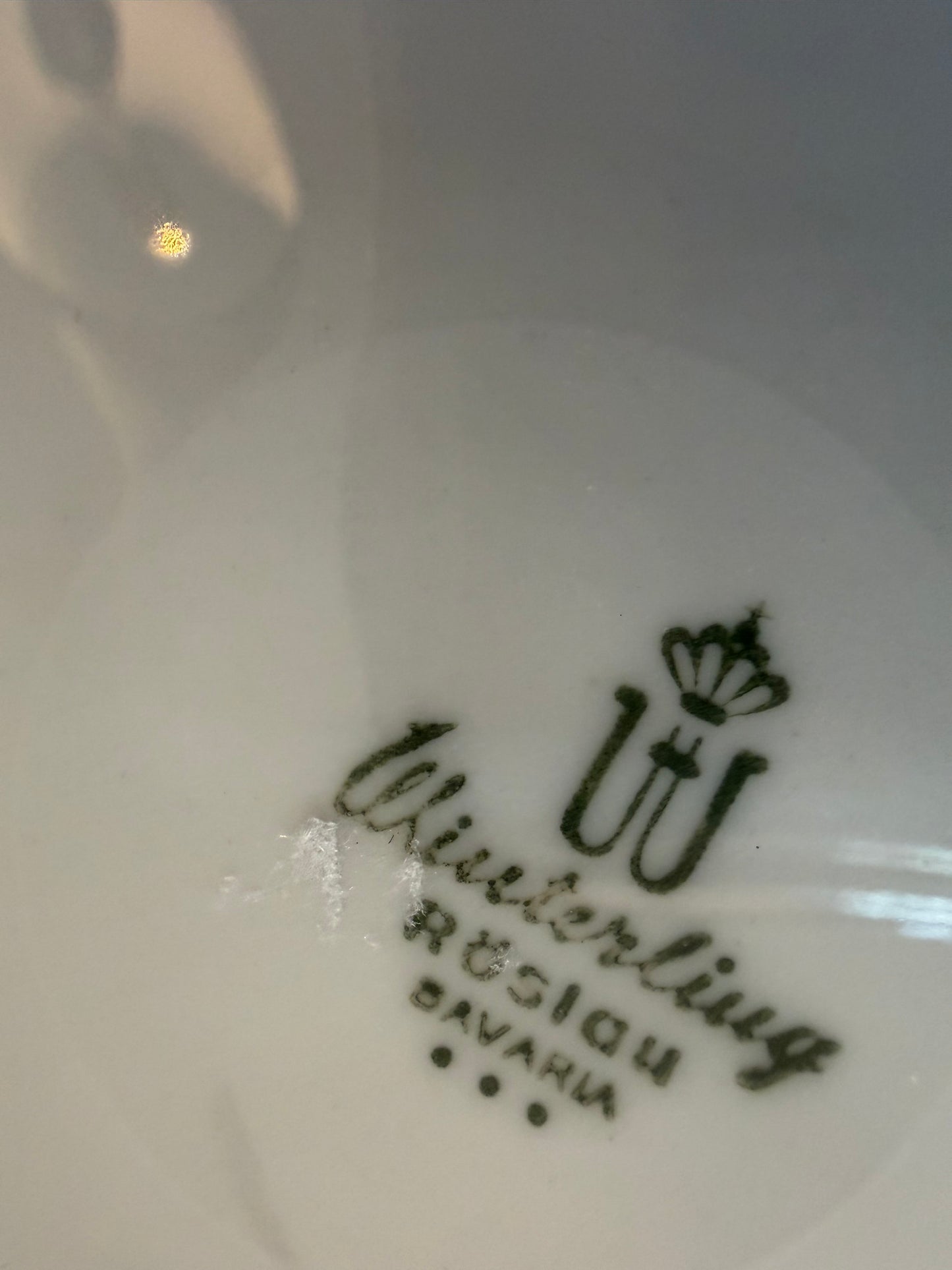 Porseleinen schaal Winterling