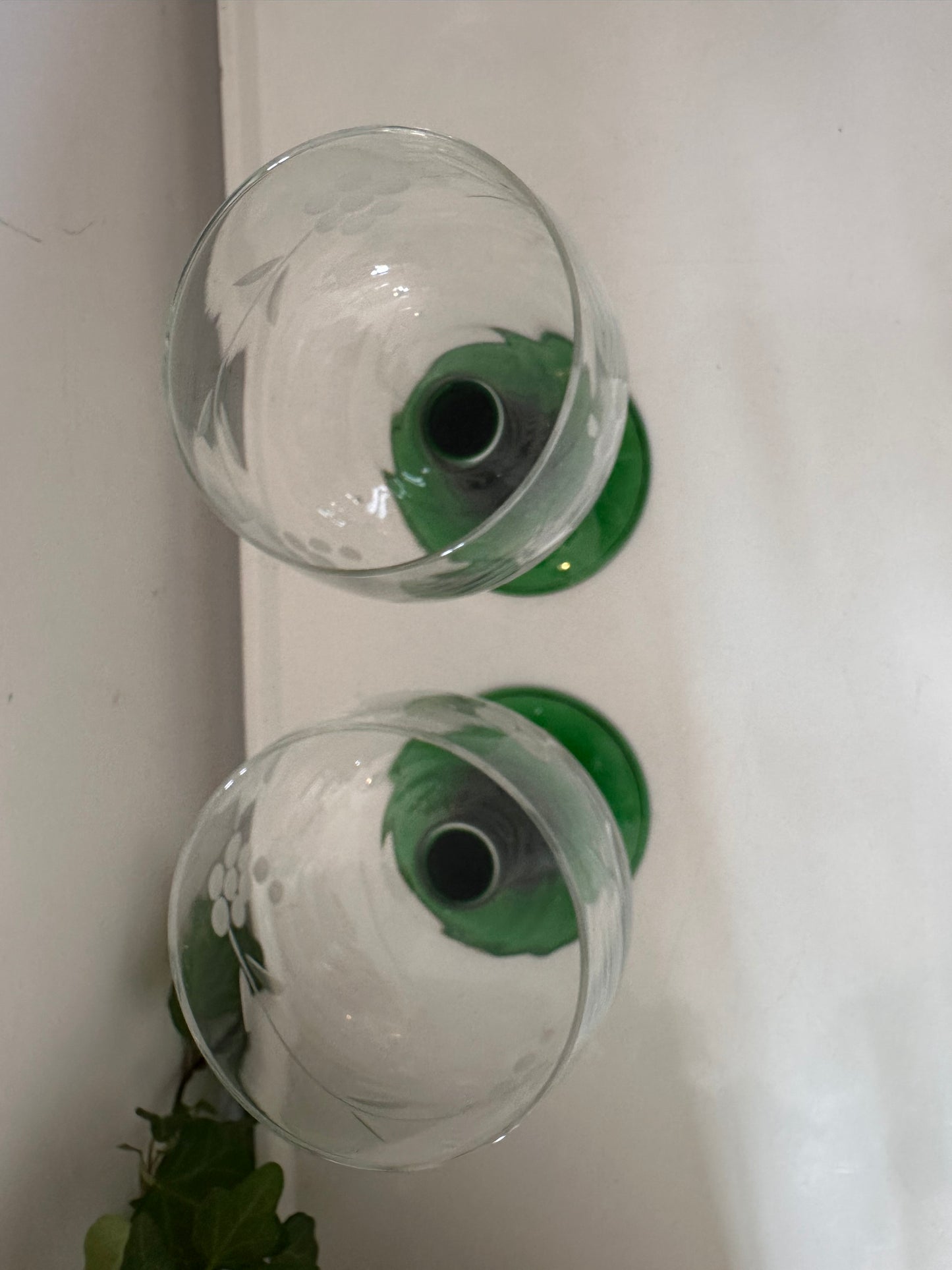 Set van 2 Roemer moezel glazen