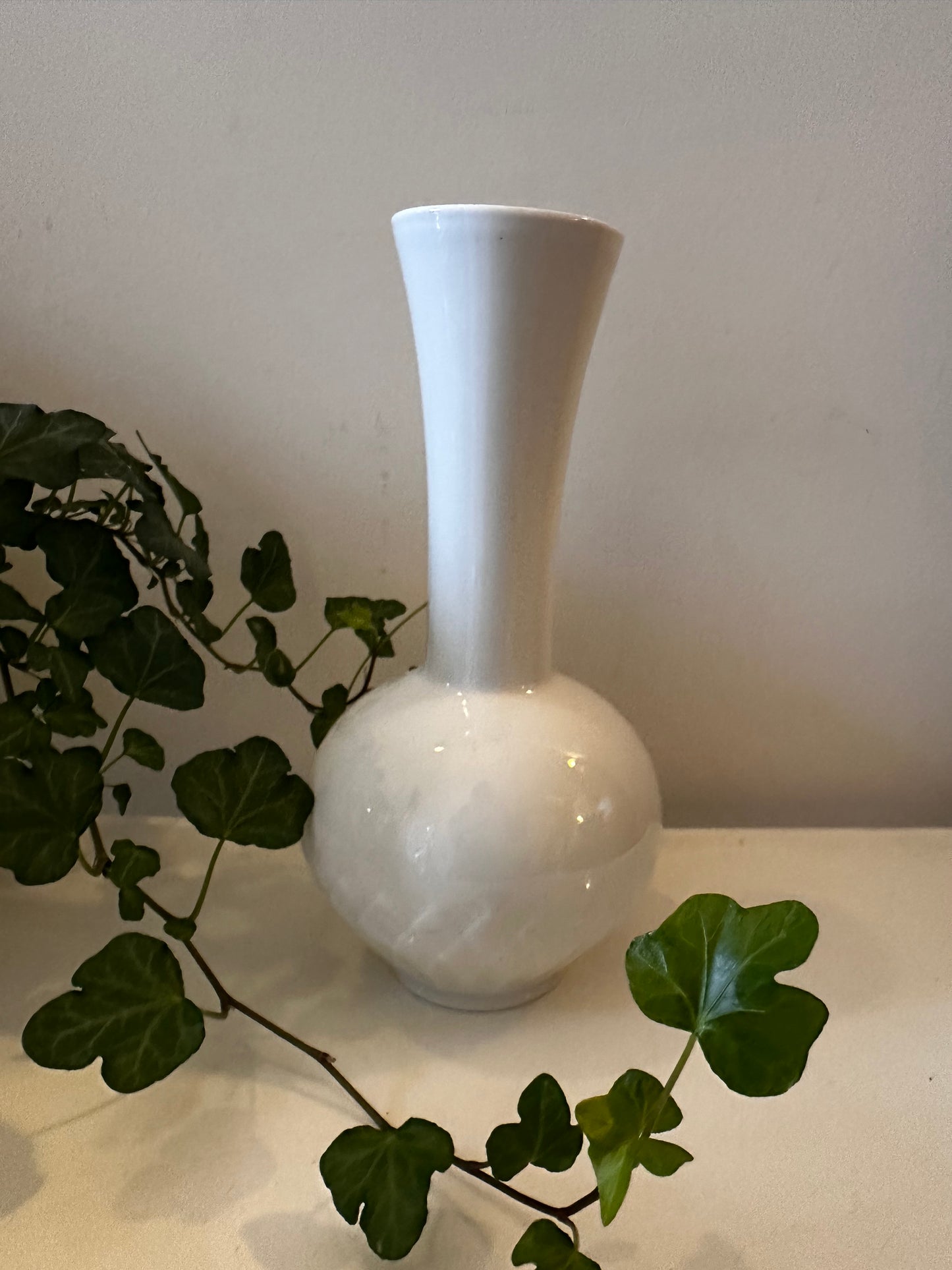 Wit porseleinen Arzberg vaas