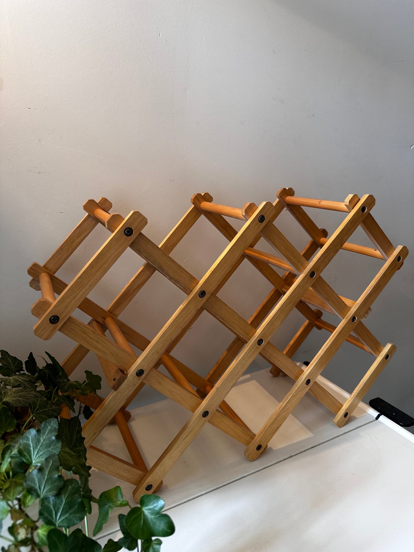 Jaren 70 harmonica wijnrek