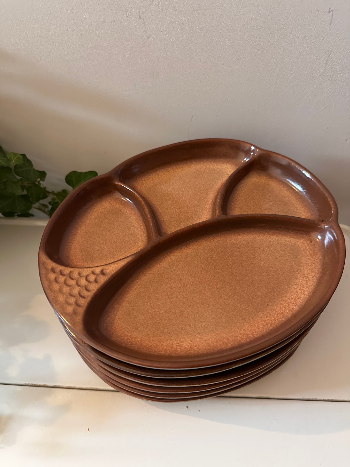 Set van 6 keramieken vak borden