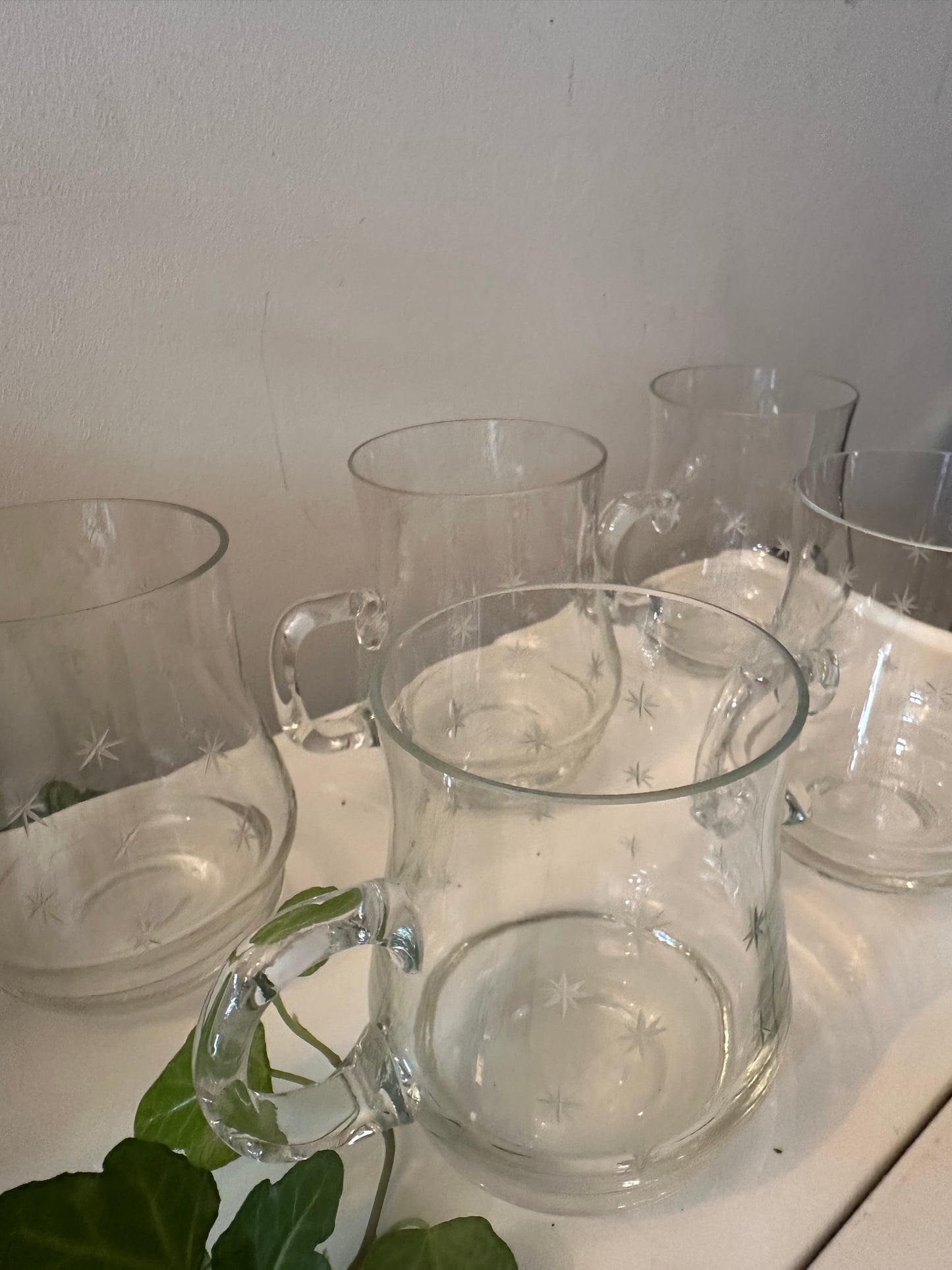 Set van 5 gluhwein glazen