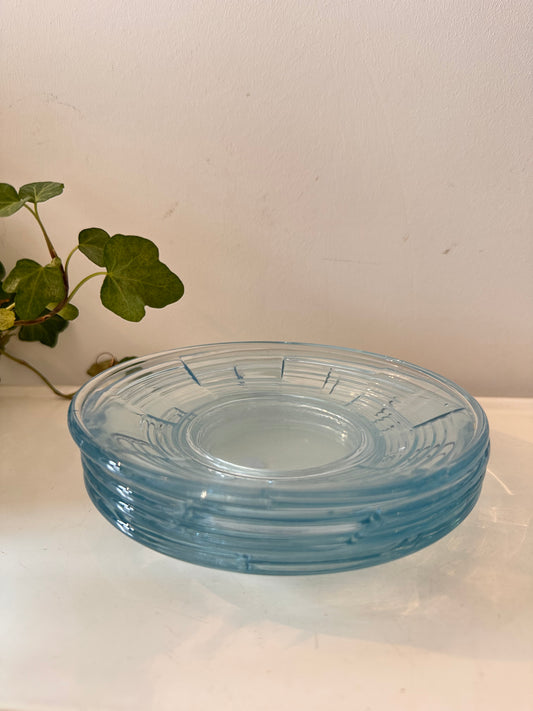 Set van 4 persglazen bordjes