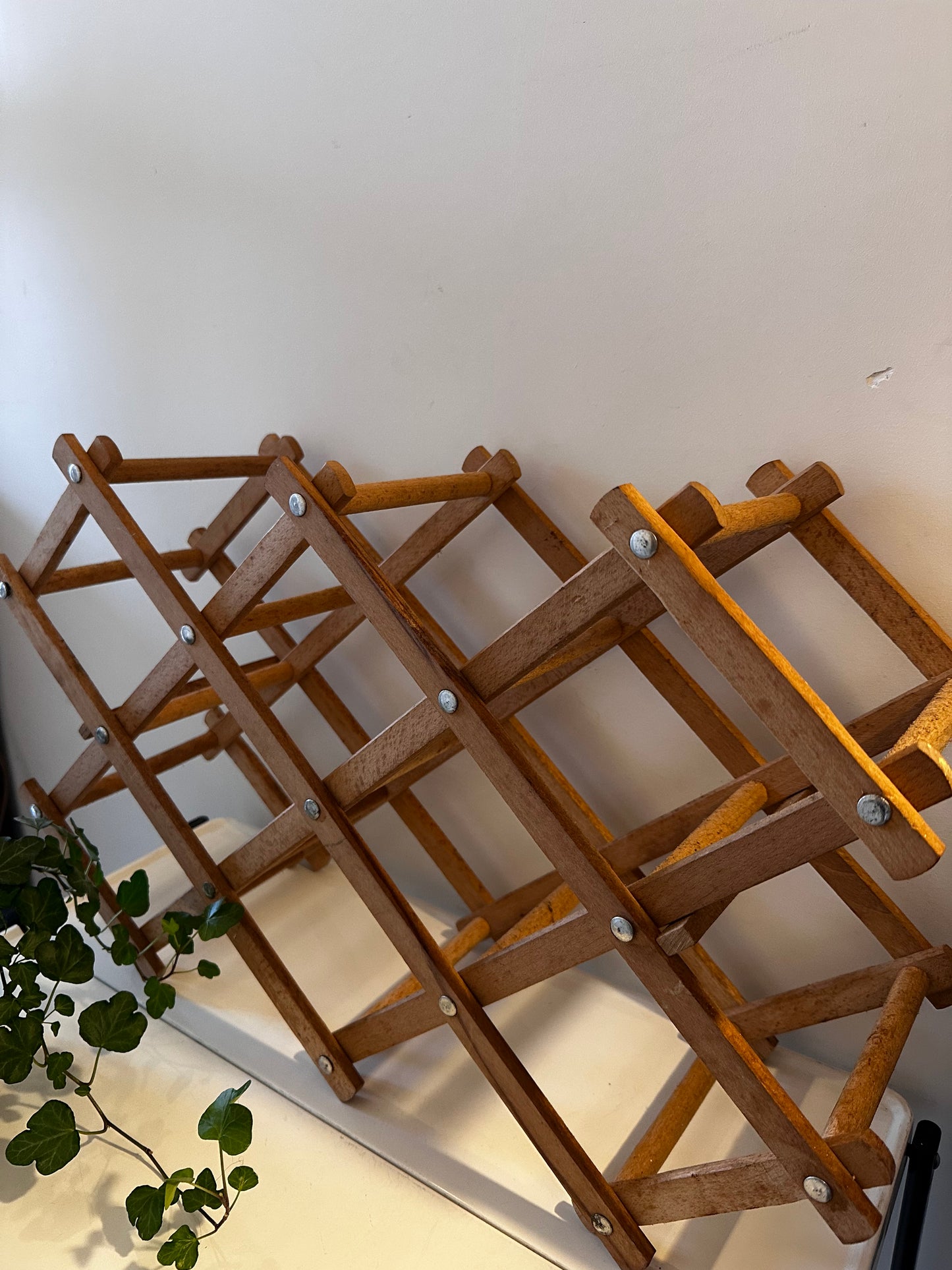 Vintage Jaren 70 flessenrek