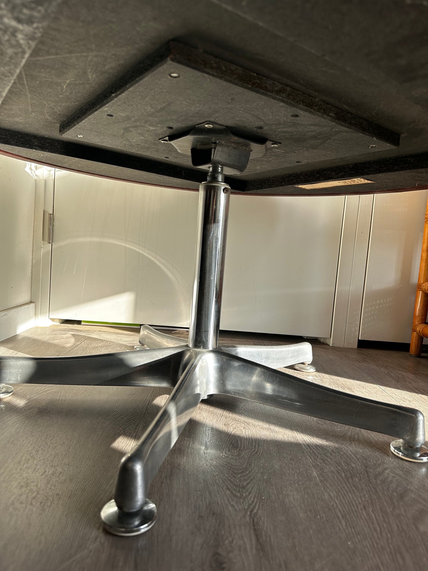 Faux Leather salontafel coffeetable jaren 1970