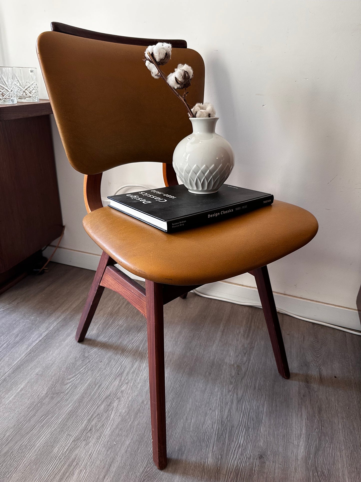 Vintage Jaren 60 stoel Scandinavisch design