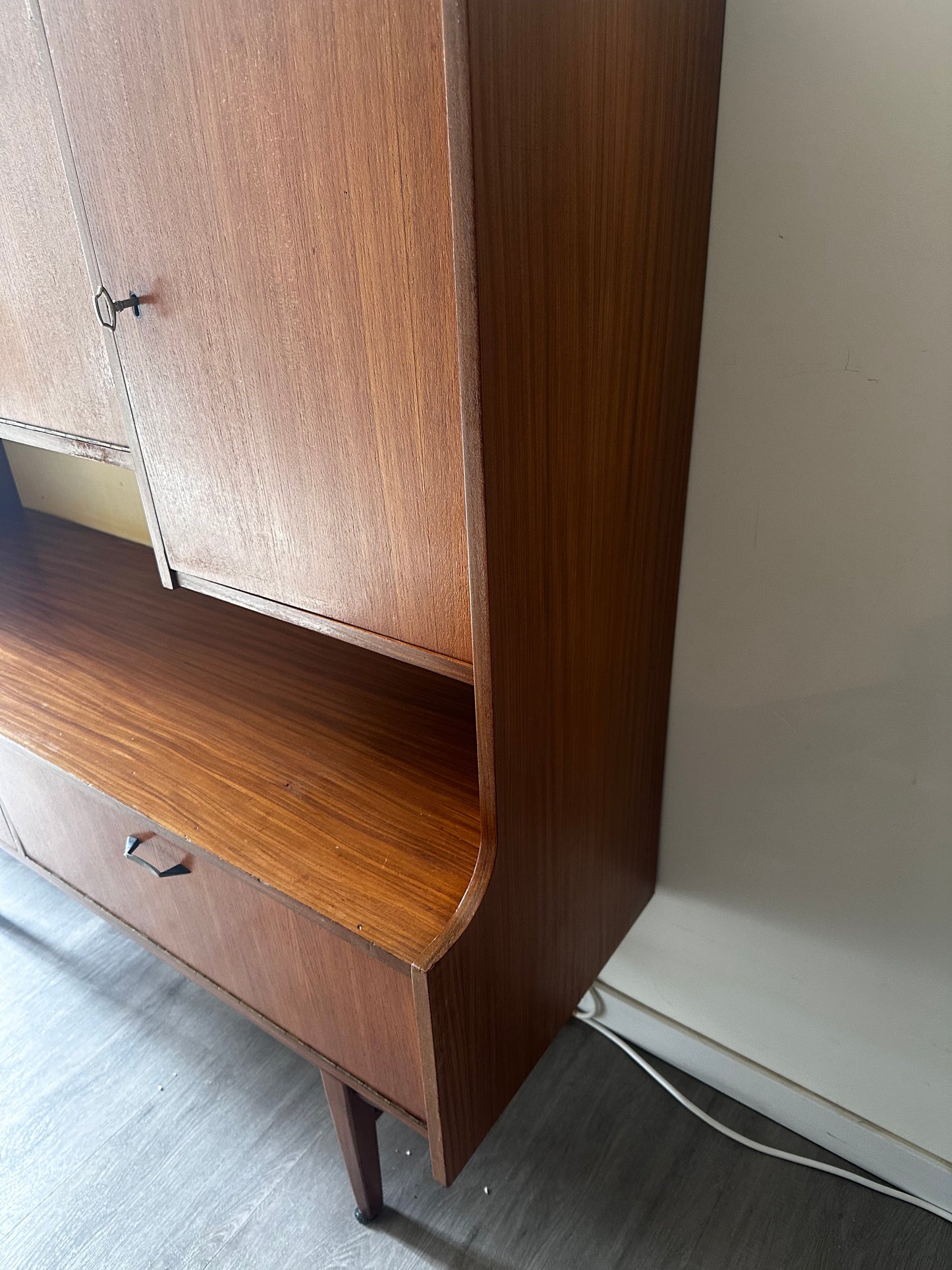 Wandmeubel jaren 50 Mid Century