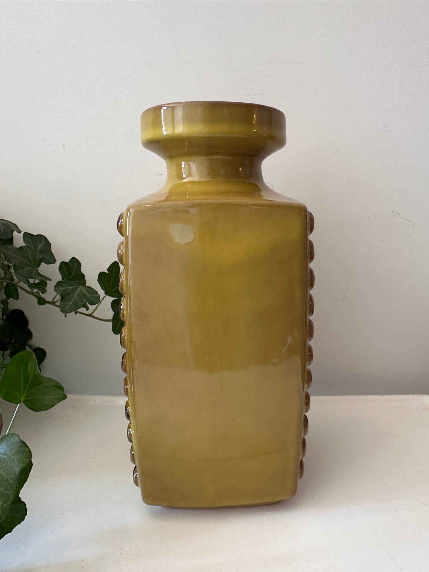 West Germany vaas olijfgroen