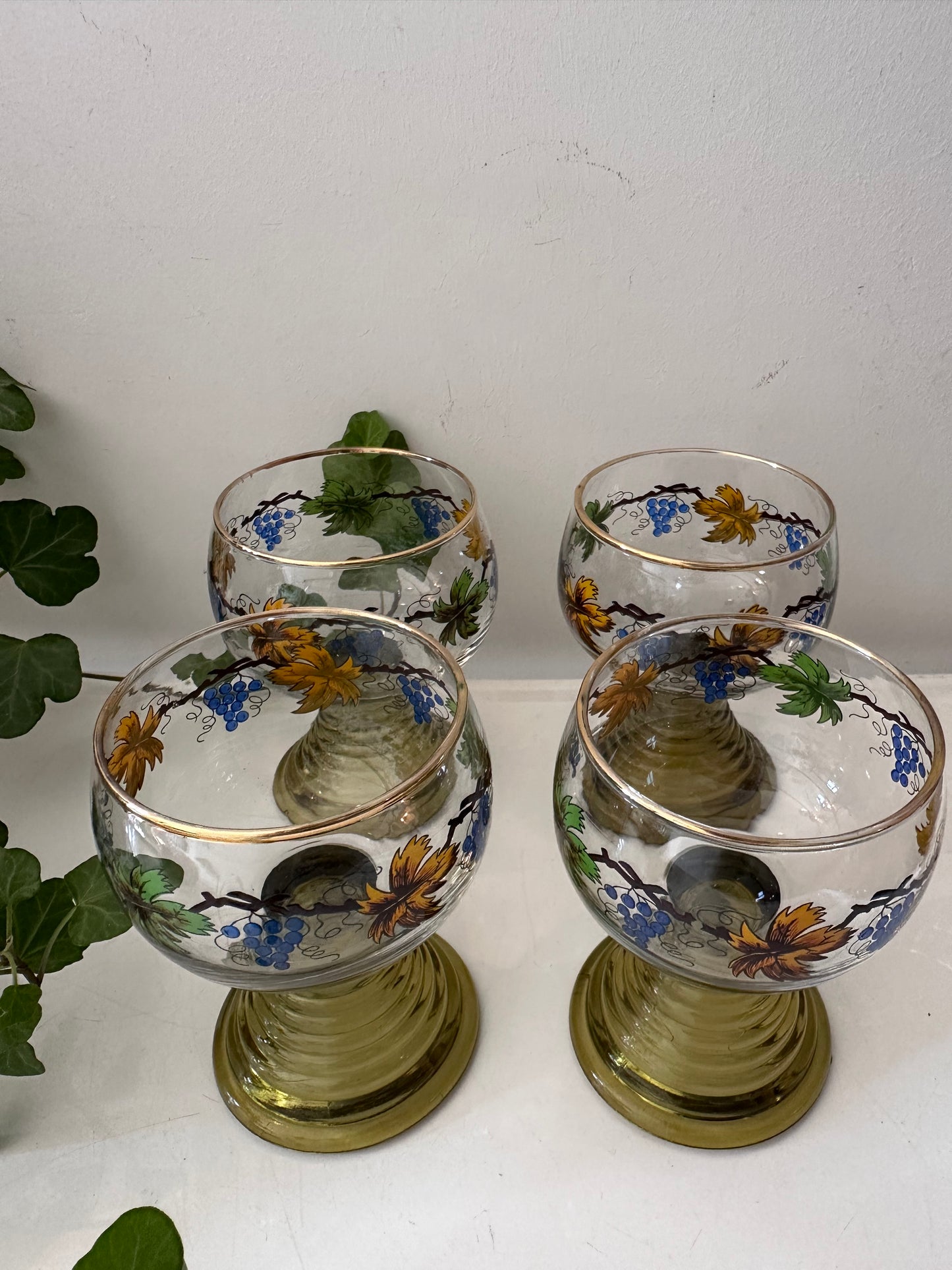 Roemer Moezel glazen vintage