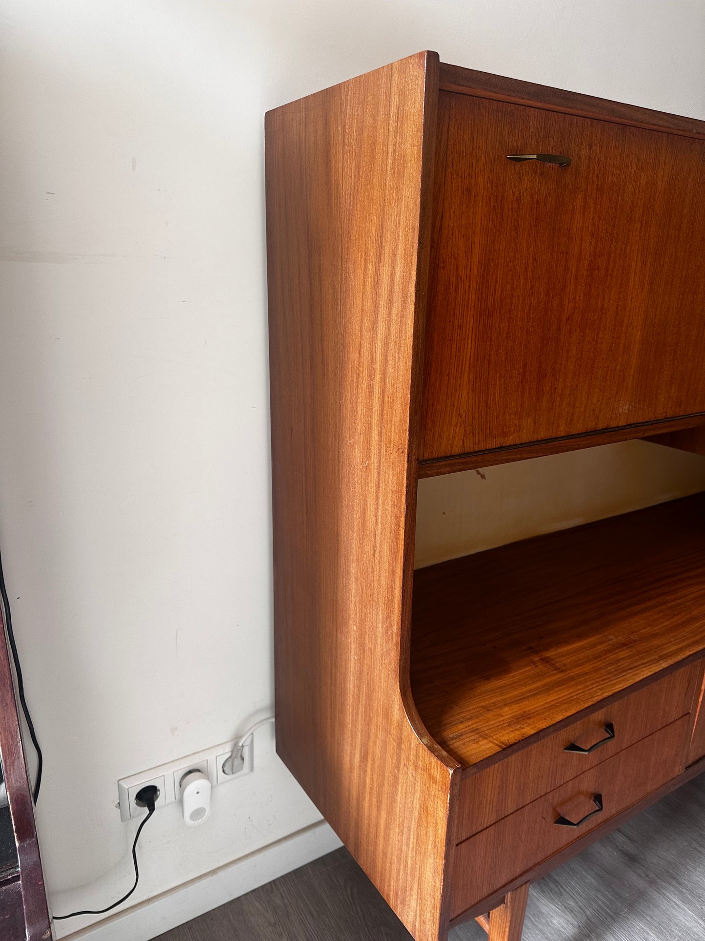 Wandmeubel jaren 50 Mid Century