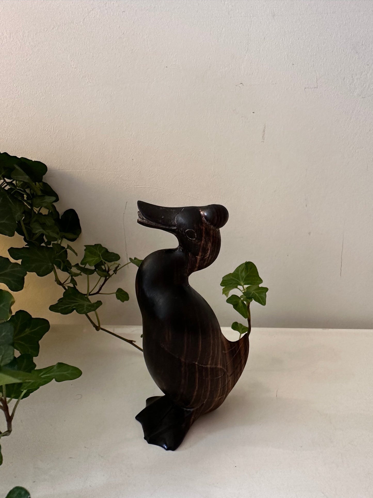 Mid Century houten eendje