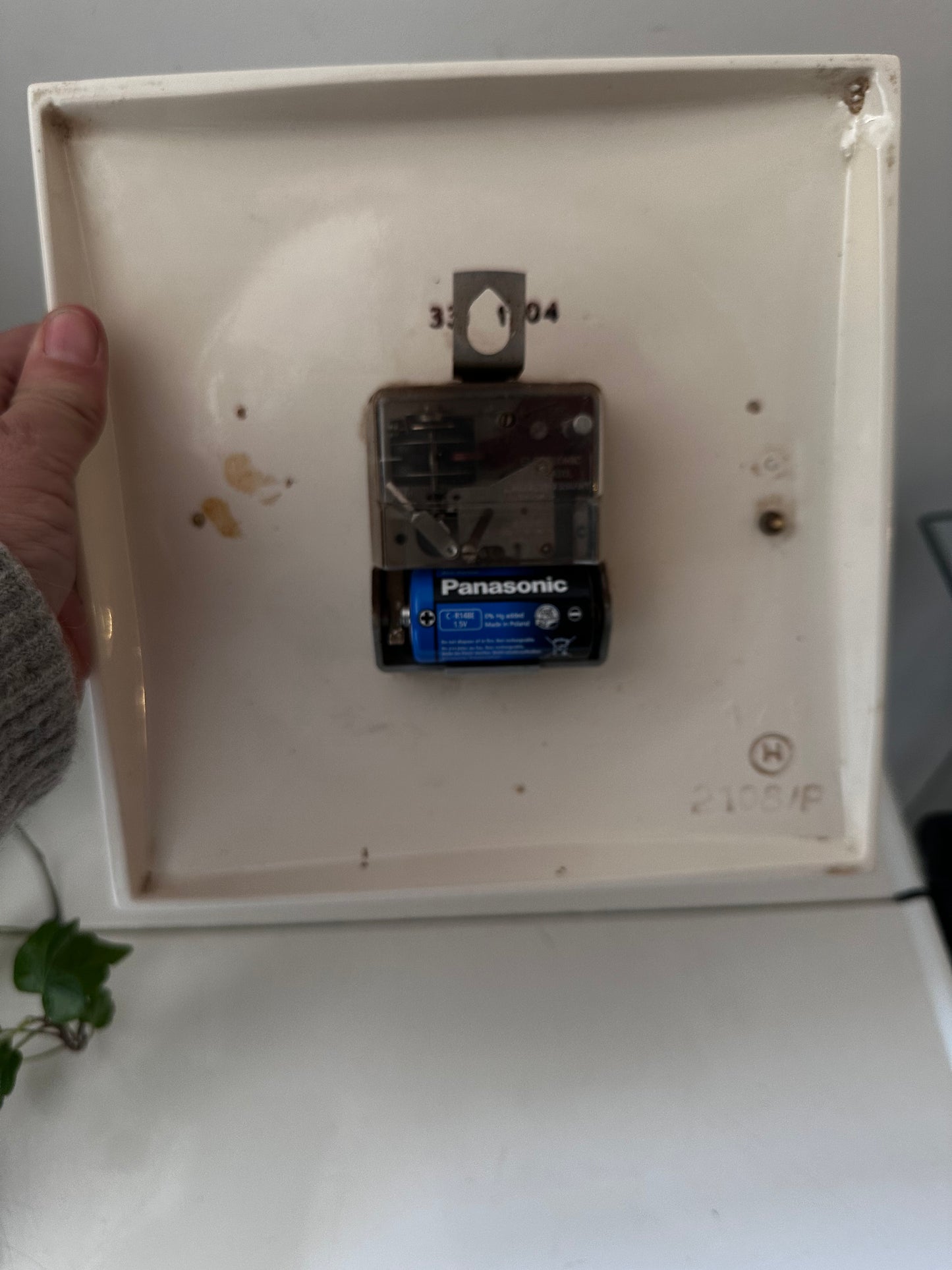 Junghaus jaren 60 keramische wandklok