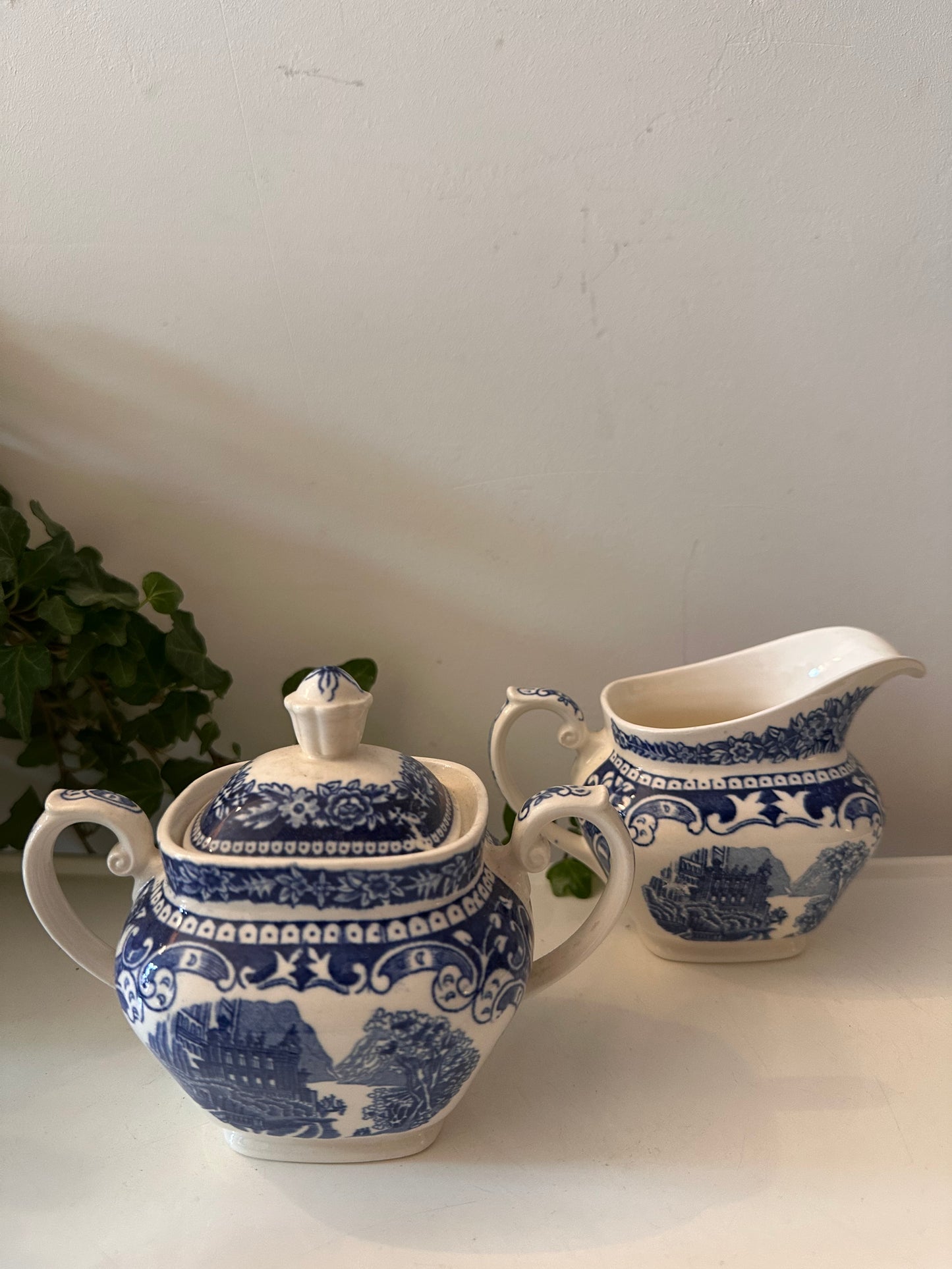 Societe ceramique melk en suiker setje