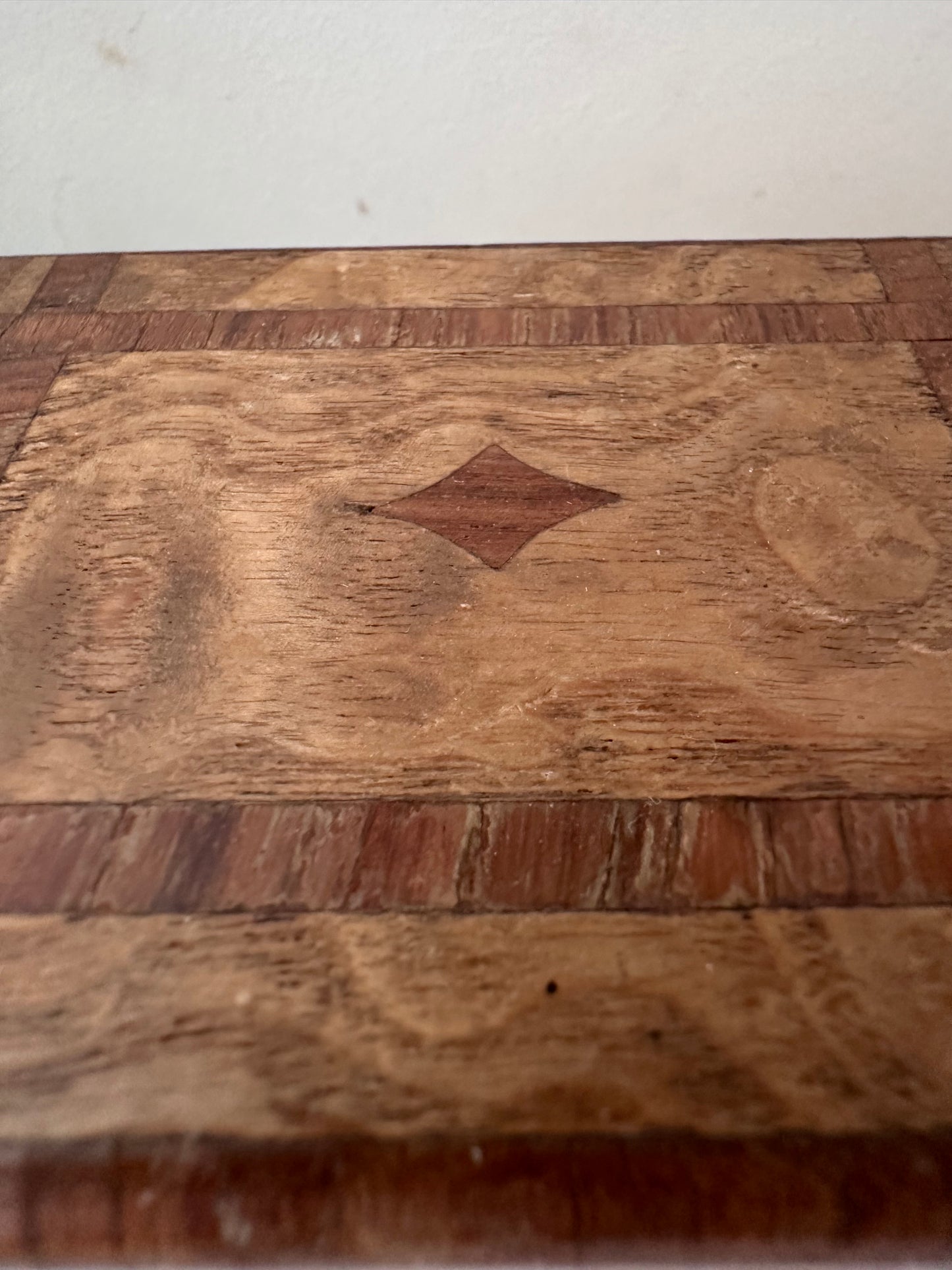 Houten bewaardoosje jaren 70/80