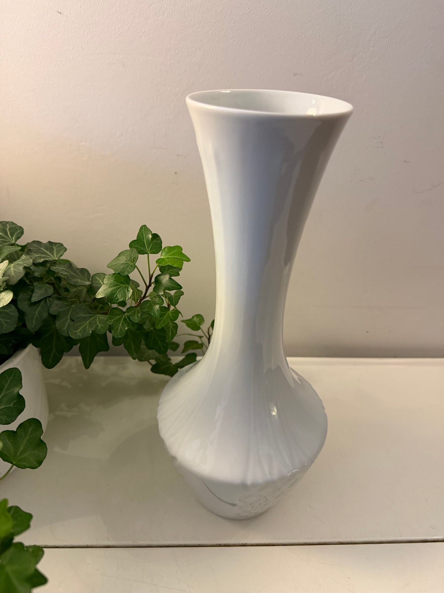 Wit porseleinen Bareuther vaas