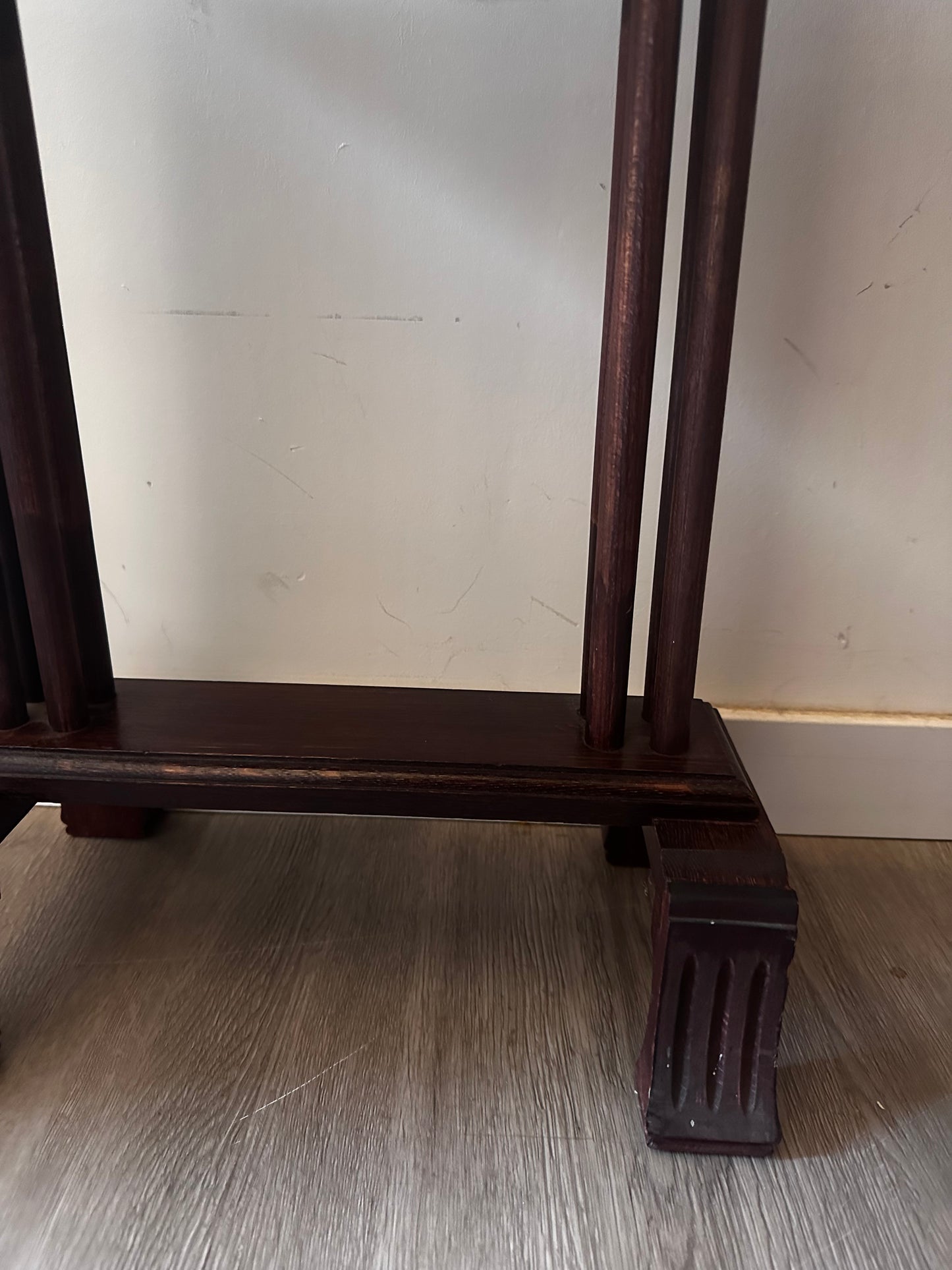 Vintage houten bijzettafeltje