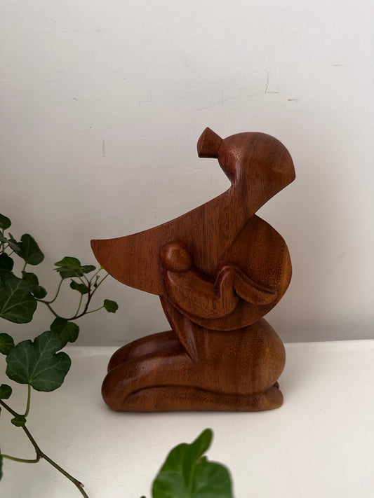 Mid Century houten beeldje