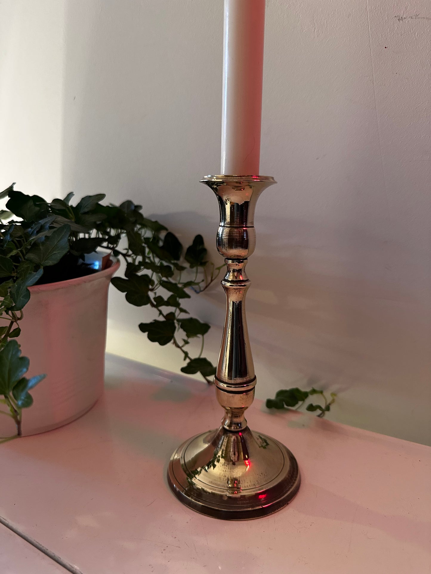 Messing vintage kandelaar