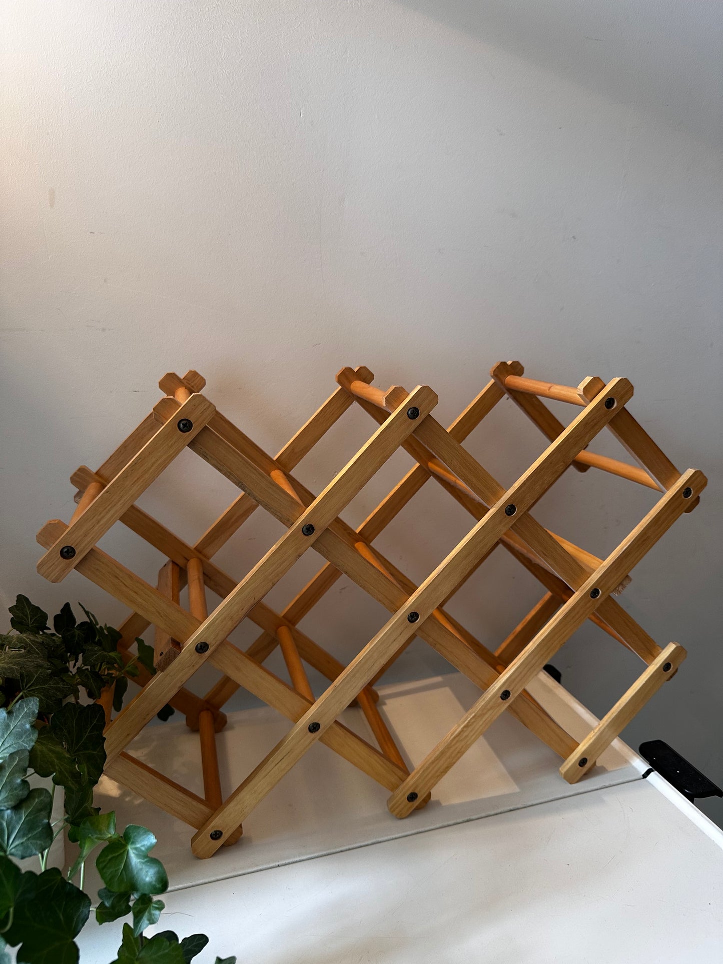 Jaren 70 harmonica wijnrek