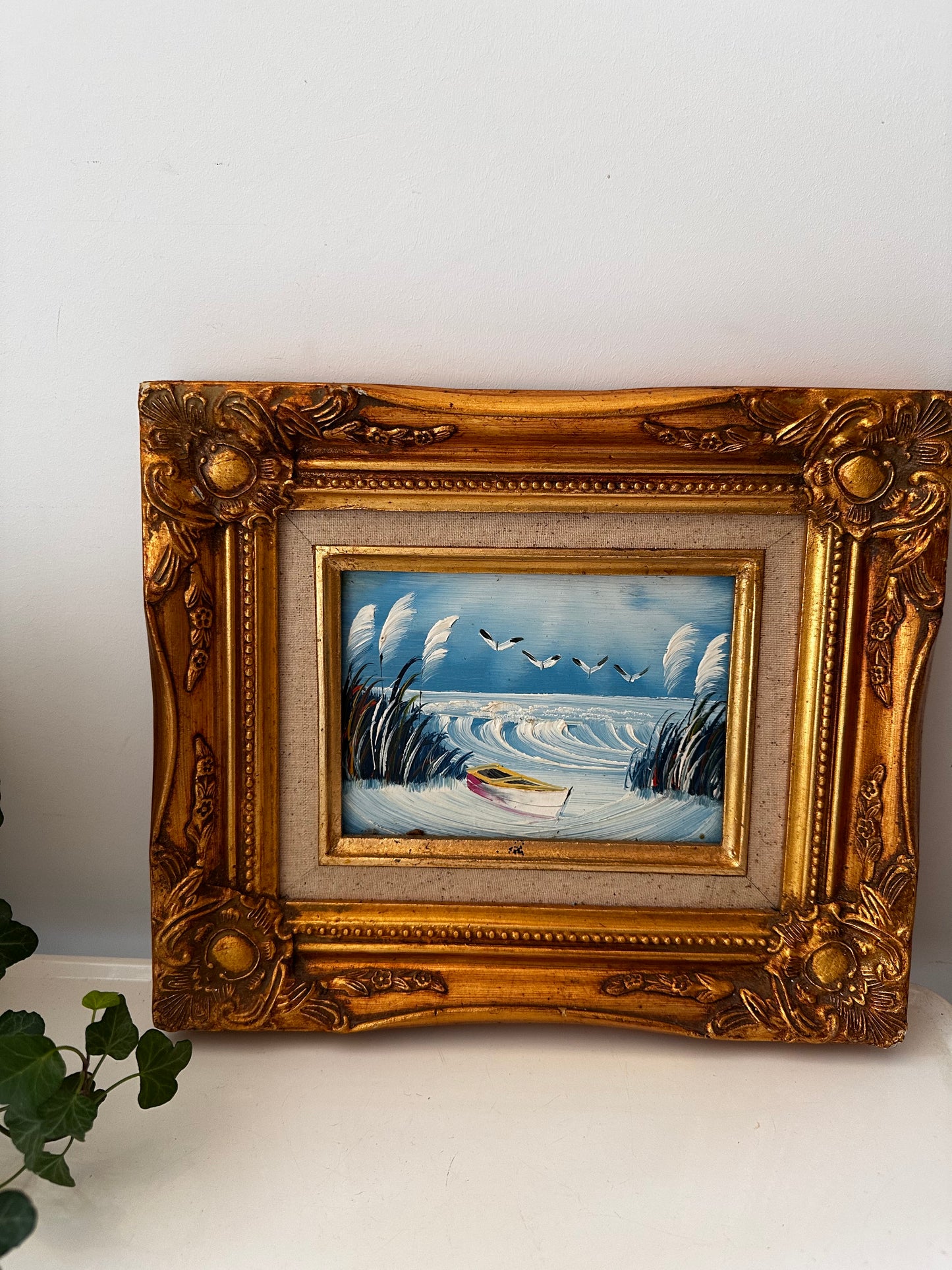 Barok lijstje met schilderijtje