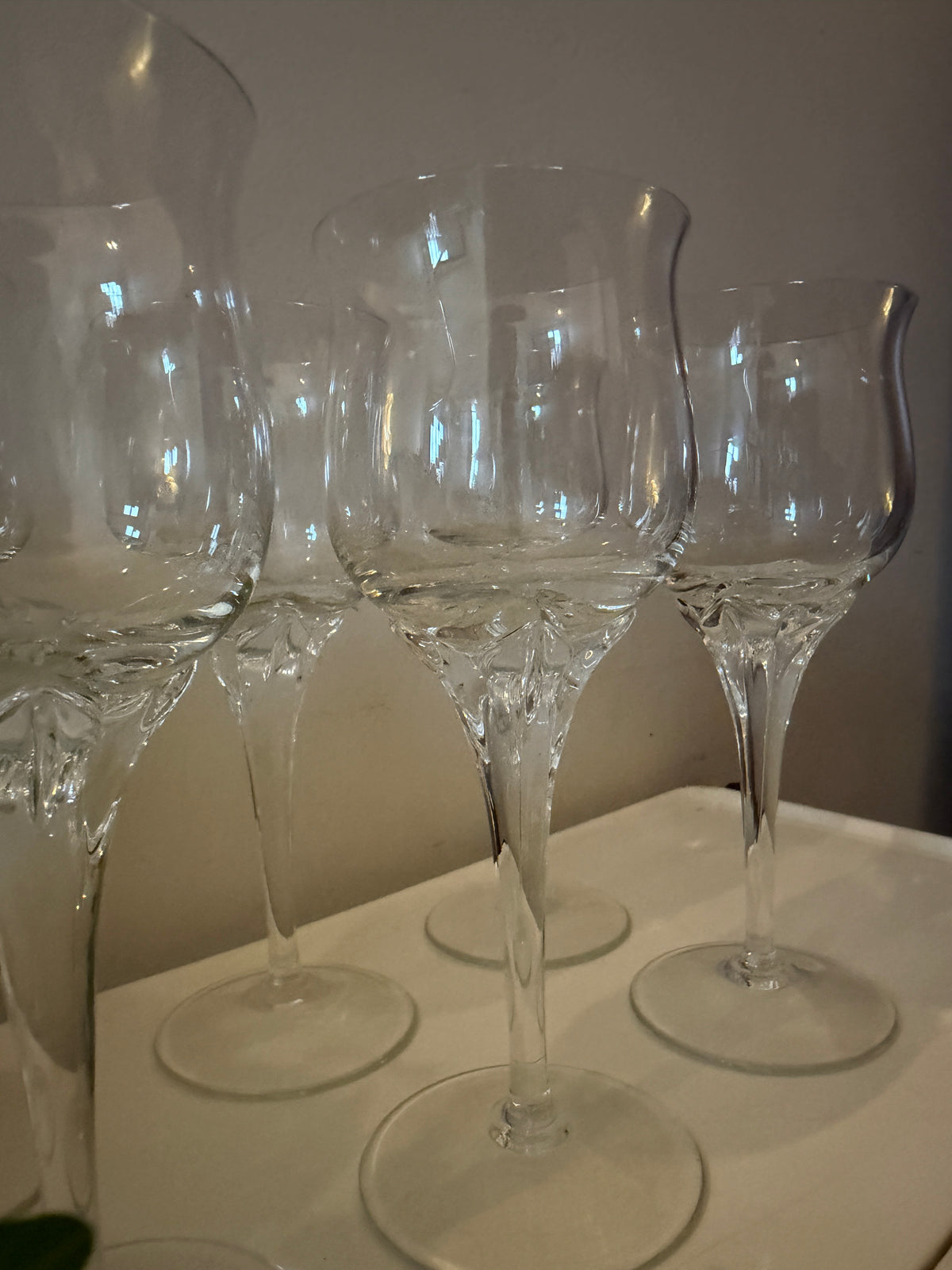 Kristallen vintage glazen