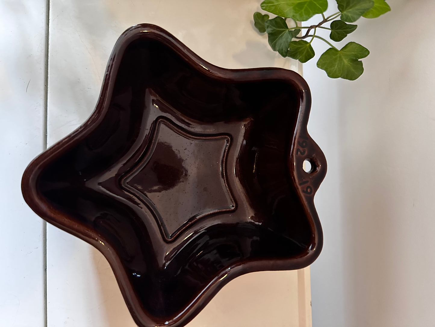 Bakvorm keramiek vintage stervormige