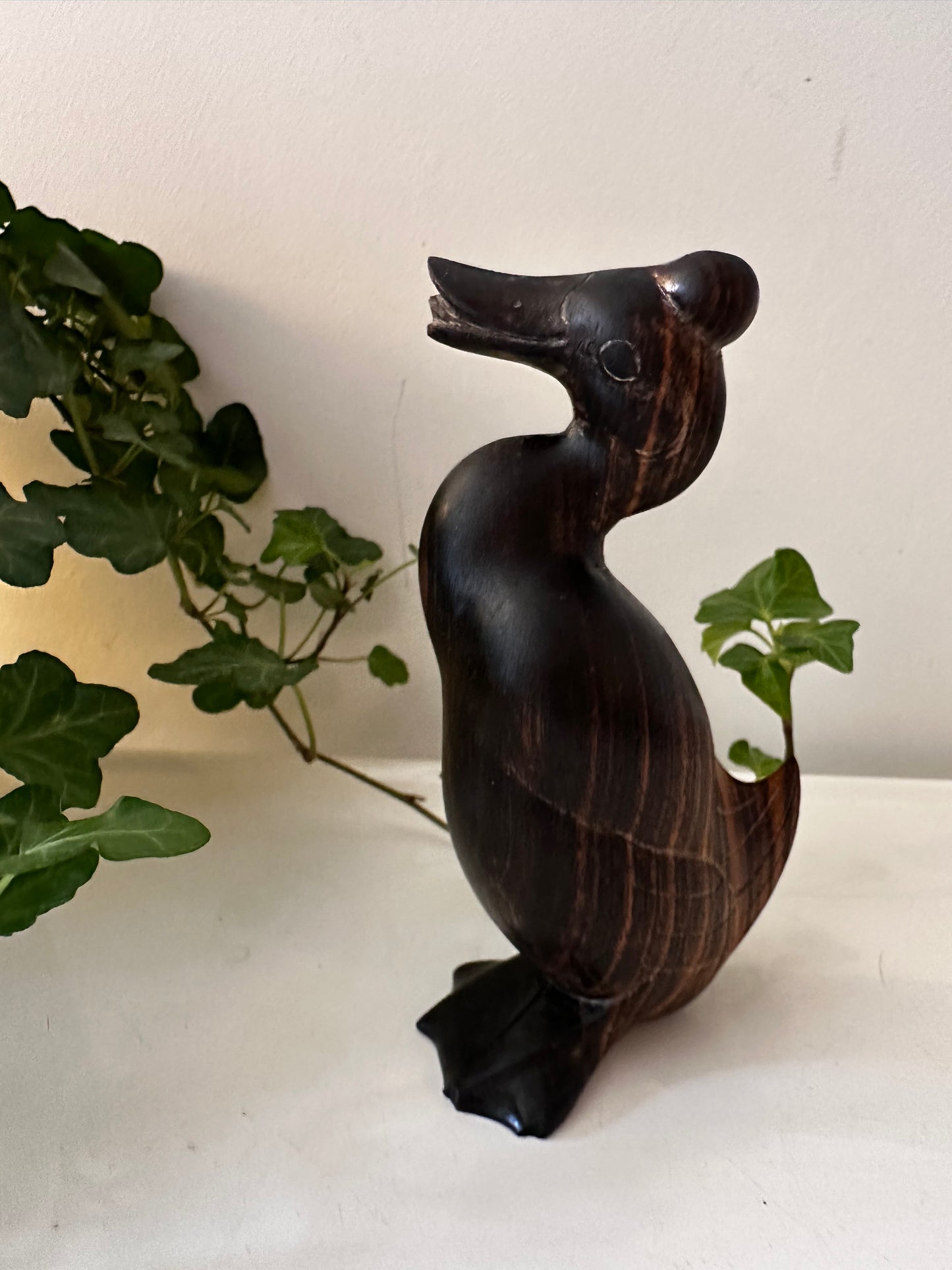 Mid Century houten eendje