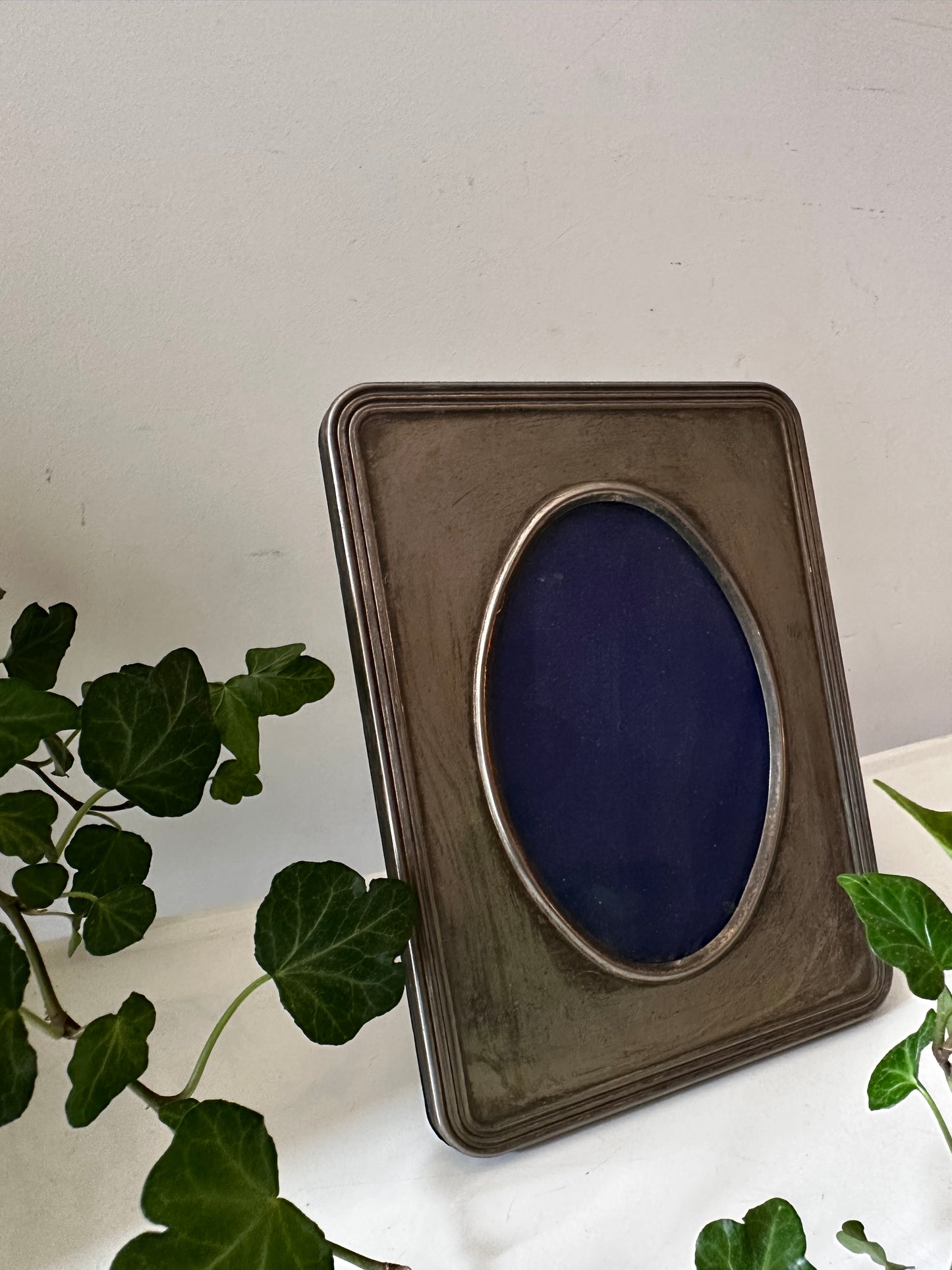 Vintage zilverkleurig fotolijstje