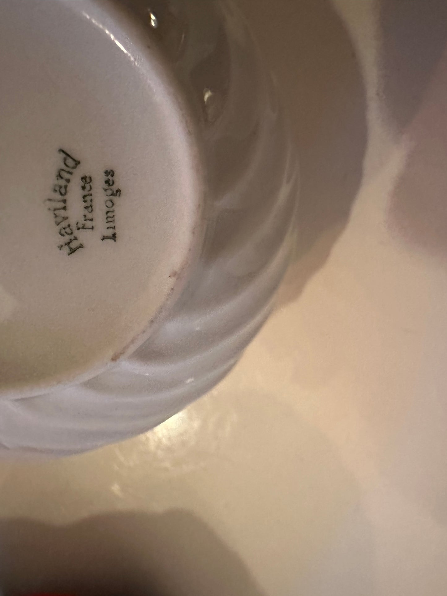 Set Limoges porselein melk en suiker set 3 delig
