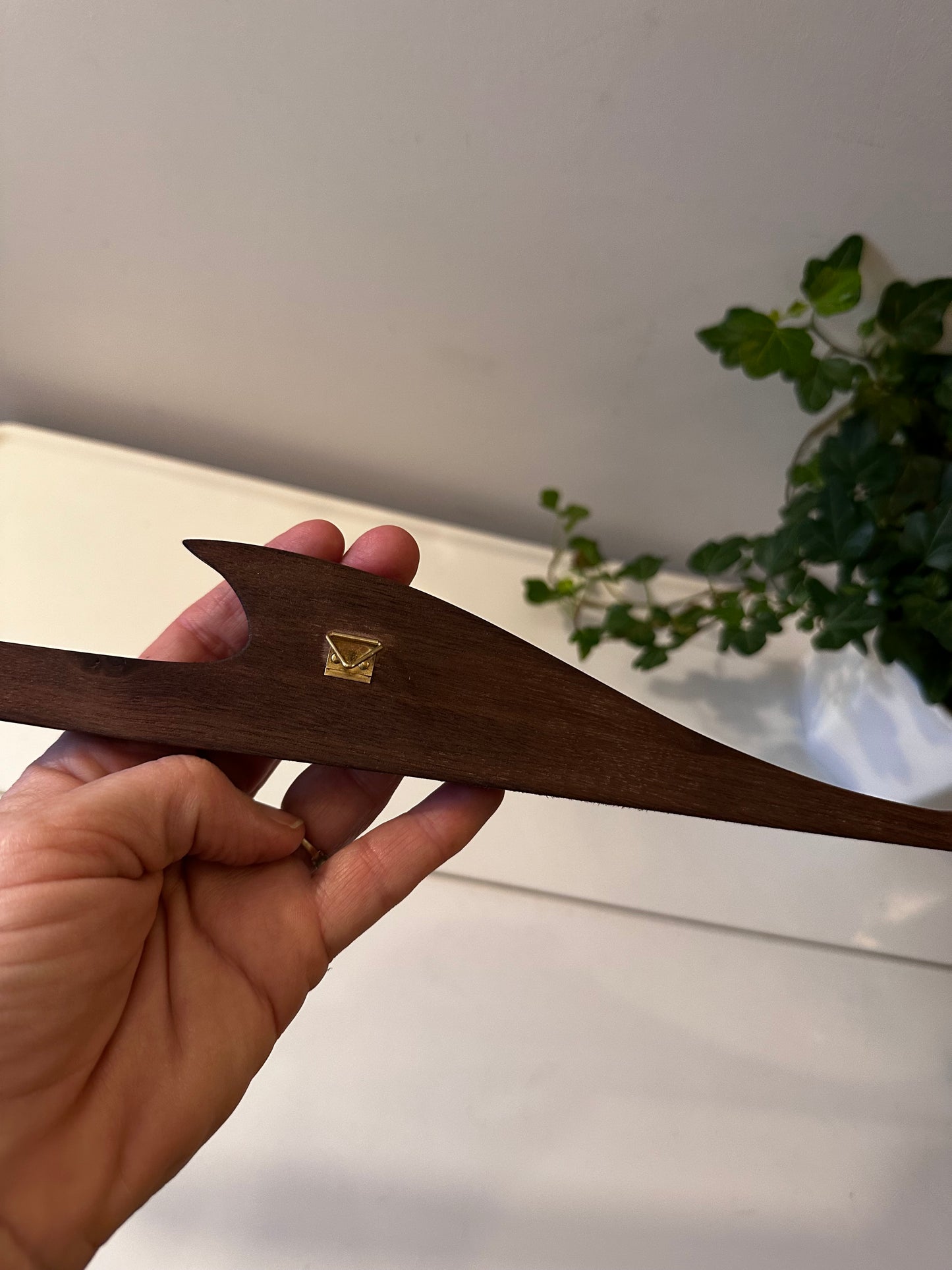 Mid Century set van twee wandvogels kraanvogels