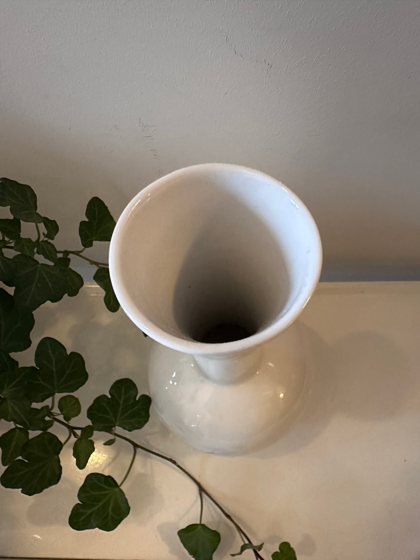 Wit porseleinen Arzberg vaas